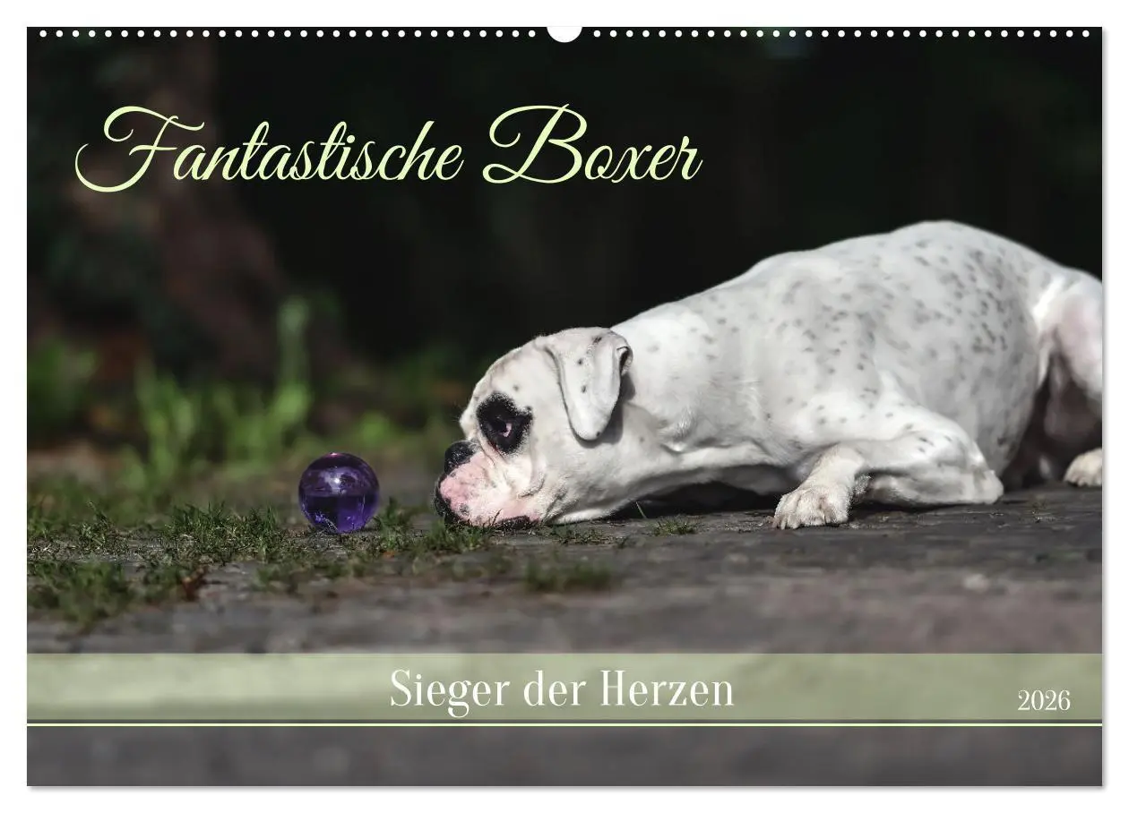 Cover: 9783457489321 | Fantastische Boxer - Sieger der Herzen (Wandkalender 2026 DIN A2...