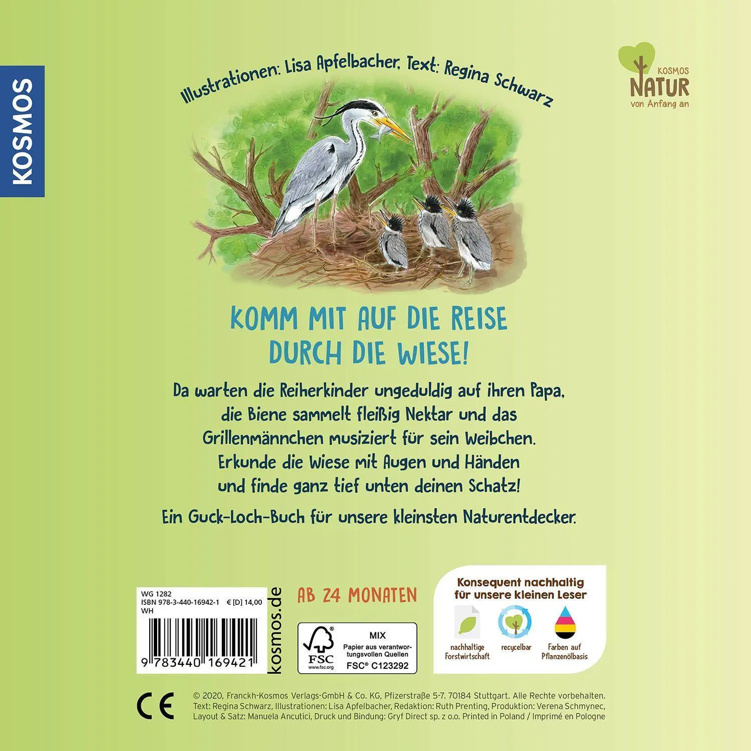 Bild: 9783440169421 | Guck mal auf die Wiese | Lisa Apfelbacher (u. a.) | Buch | 24 S.
