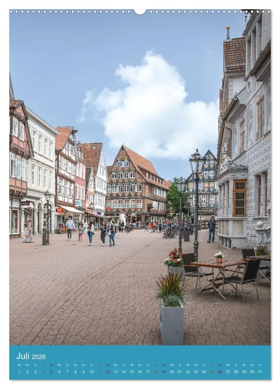 Bild: 9783516329421 | Celle in Niedersachsen (Wandkalender 2026 DIN A2 hoch), CALVENDO...