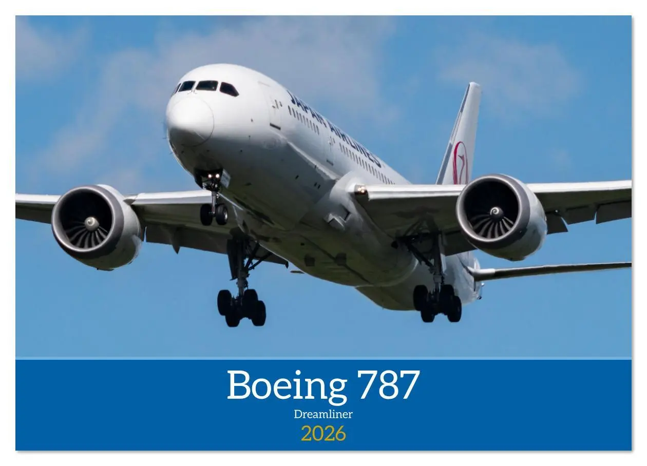 Cover: 9783516639421 | Boeing 787 Kalender (Wandkalender 2026 DIN A3 quer), CALVENDO...