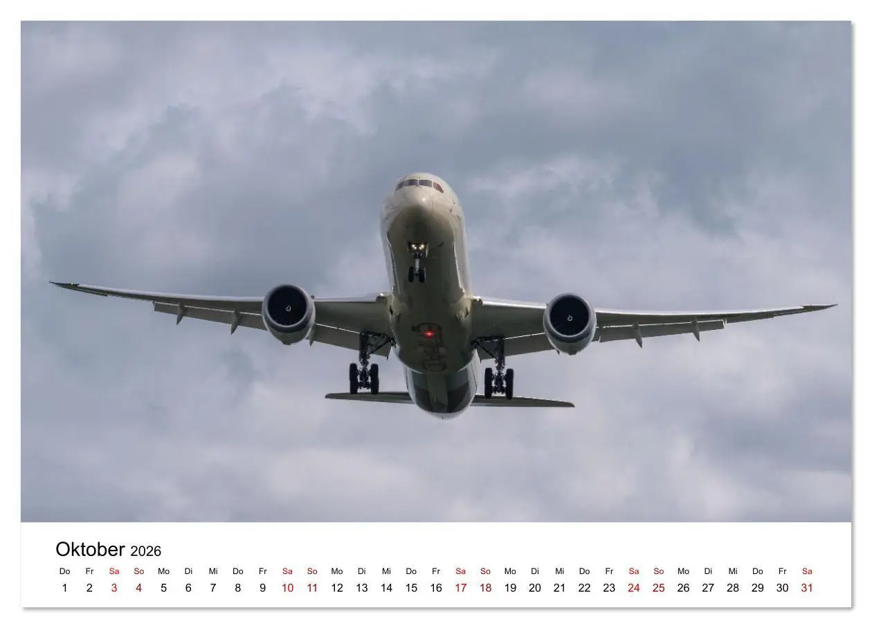 Bild: 9783516639421 | Boeing 787 Kalender (Wandkalender 2026 DIN A3 quer), CALVENDO...