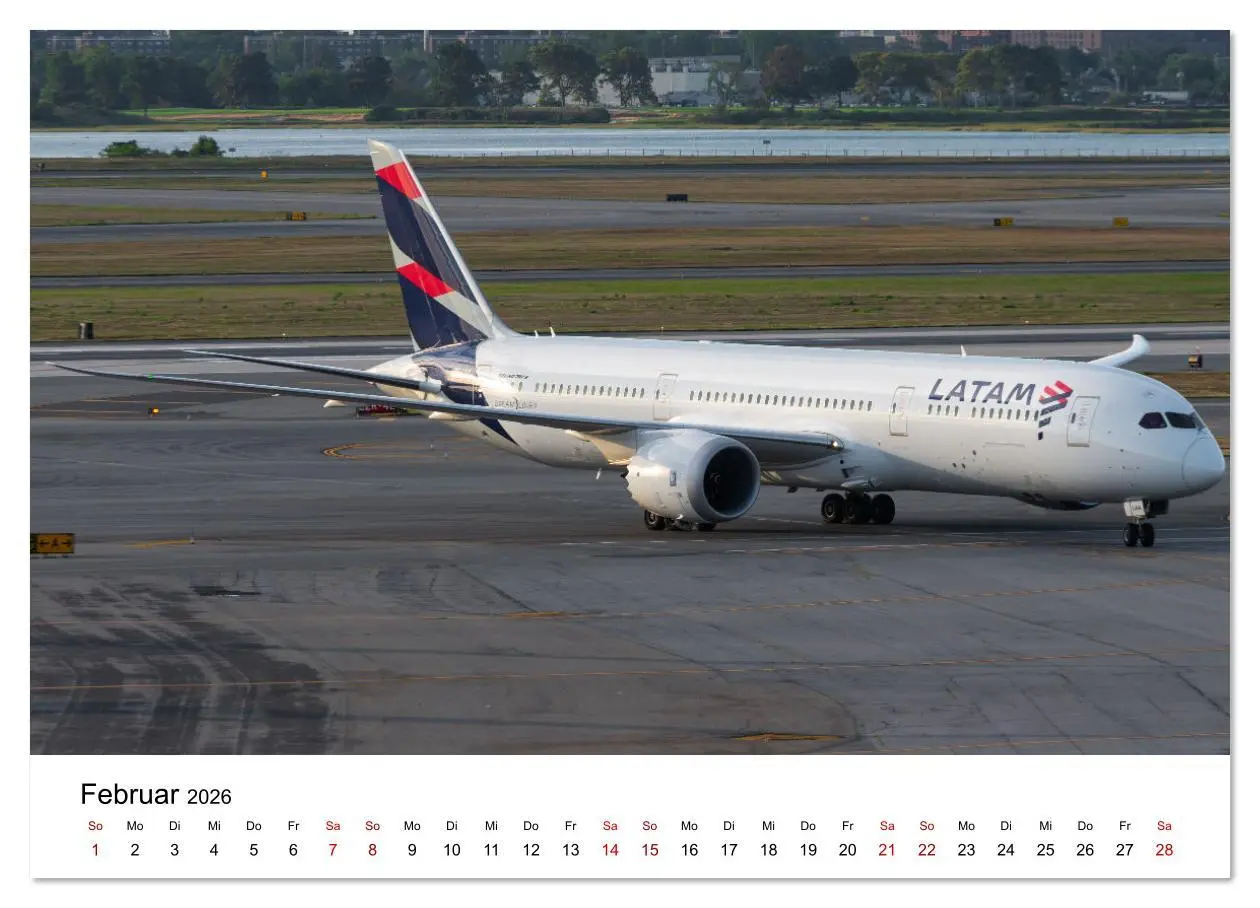 Bild: 9783516639421 | Boeing 787 Kalender (Wandkalender 2026 DIN A3 quer), CALVENDO...