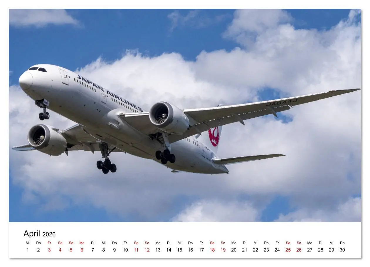 Bild: 9783516639421 | Boeing 787 Kalender (Wandkalender 2026 DIN A3 quer), CALVENDO...