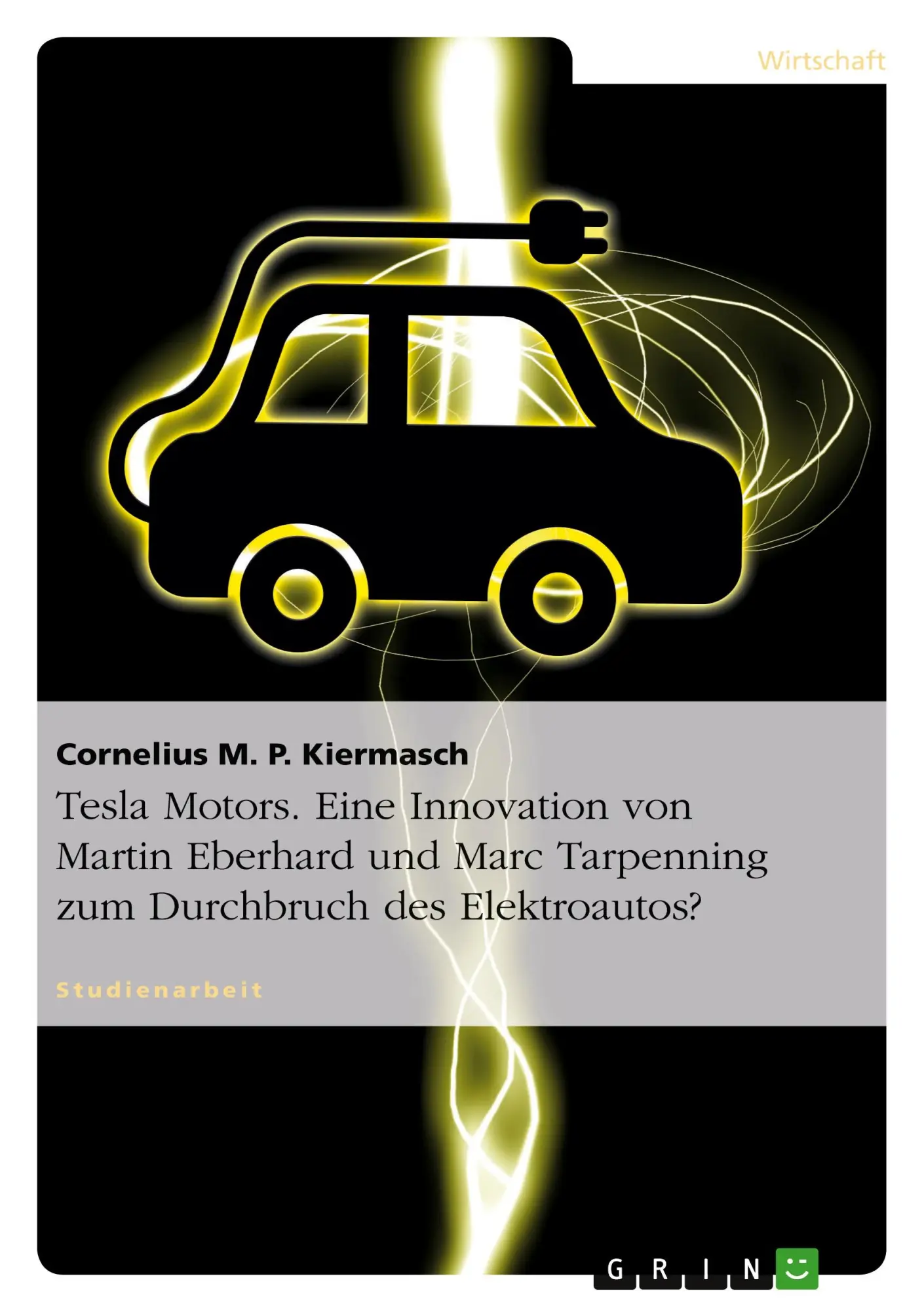 Cover: 9783640769421 | Tesla Motors. Eine Innovation von Martin Eberhard und Marc...