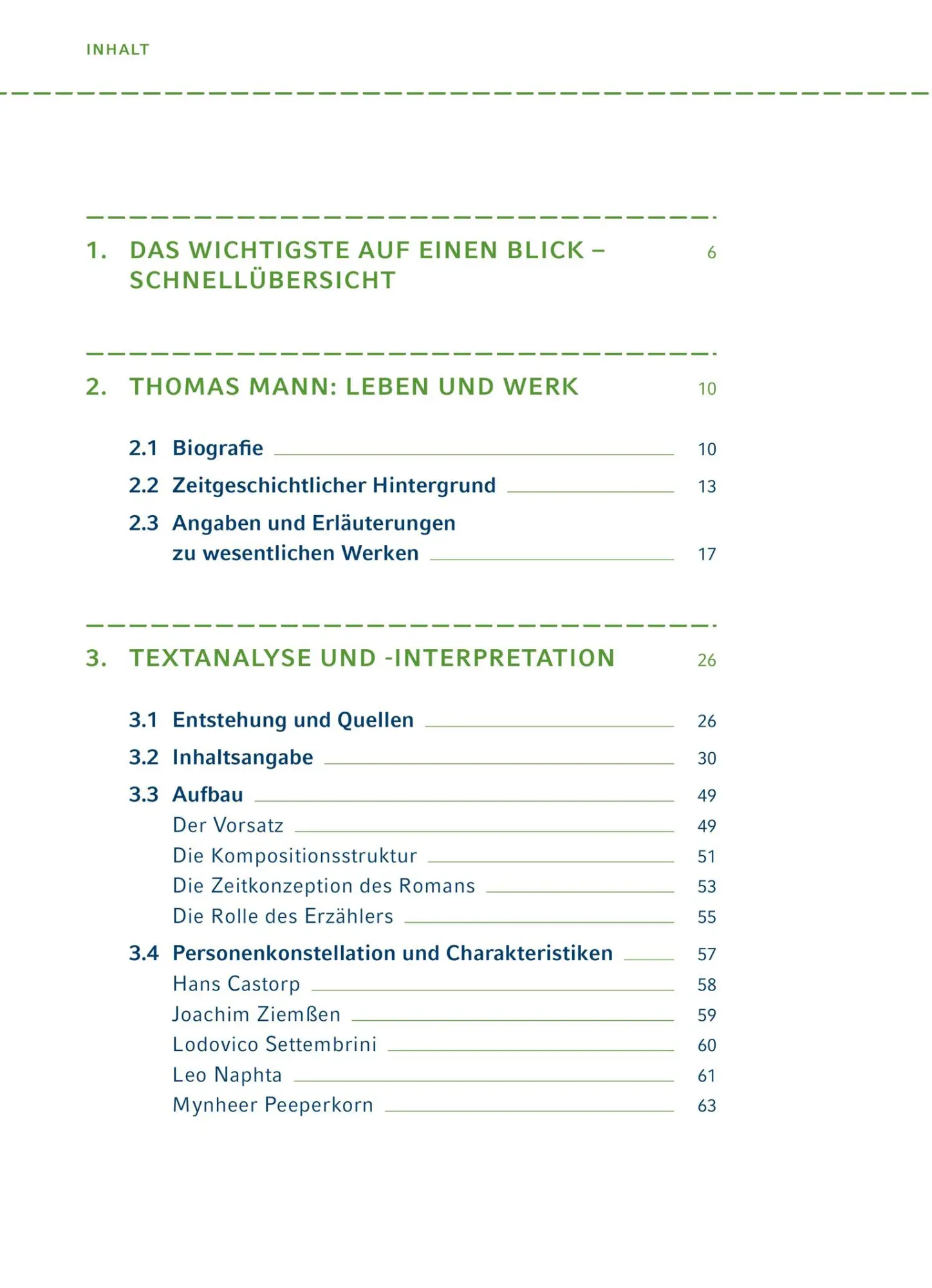 Bild: 9783804419421 | Der Zauberberg. Textanalyse und Interpretation | Thomas Mann | Buch