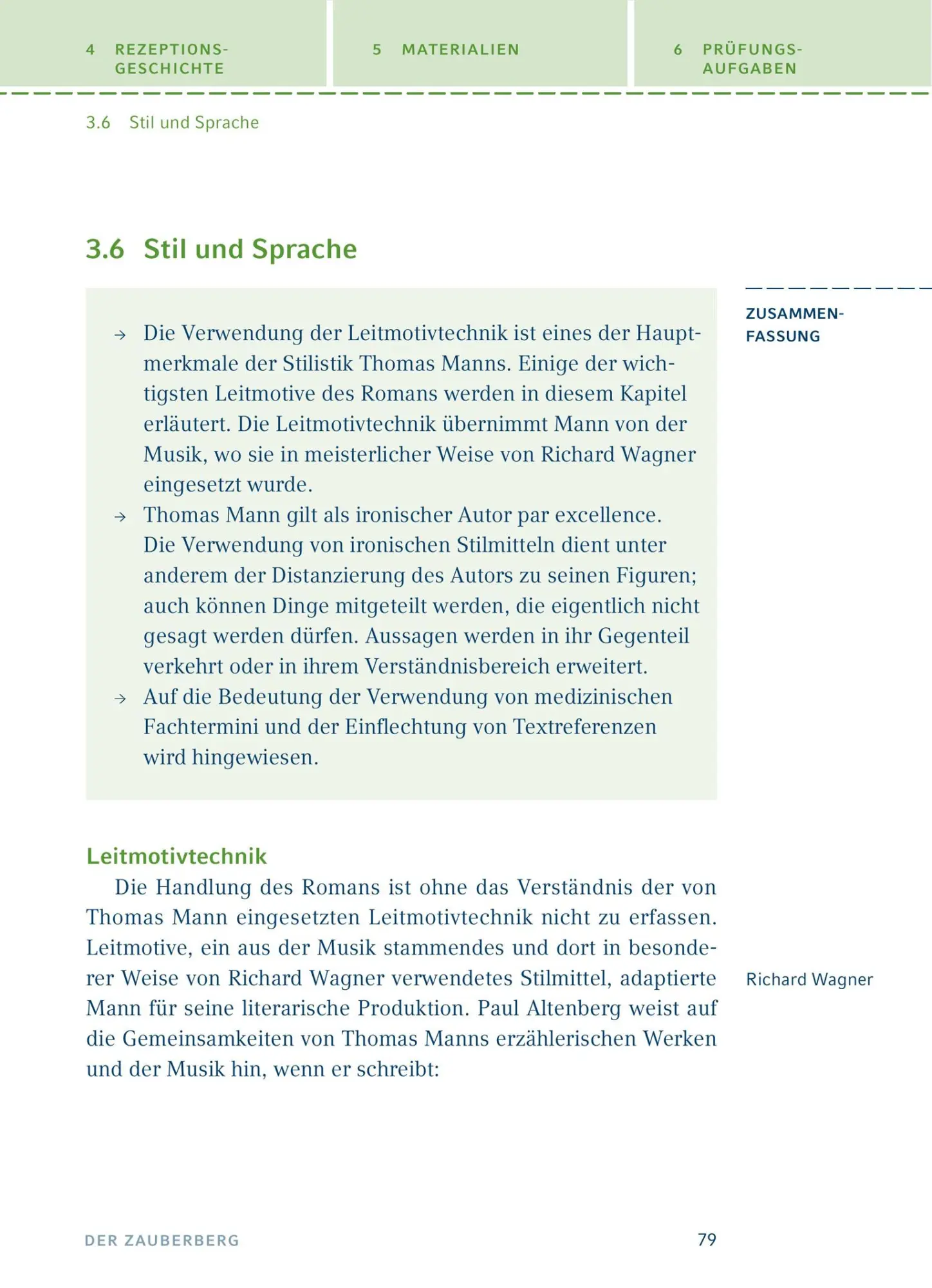 Bild: 9783804419421 | Der Zauberberg. Textanalyse und Interpretation | Thomas Mann | Buch