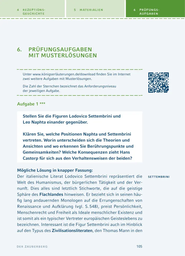 Bild: 9783804419421 | Der Zauberberg von Thomas Mann - Textanalyse und Interpretation | Mann