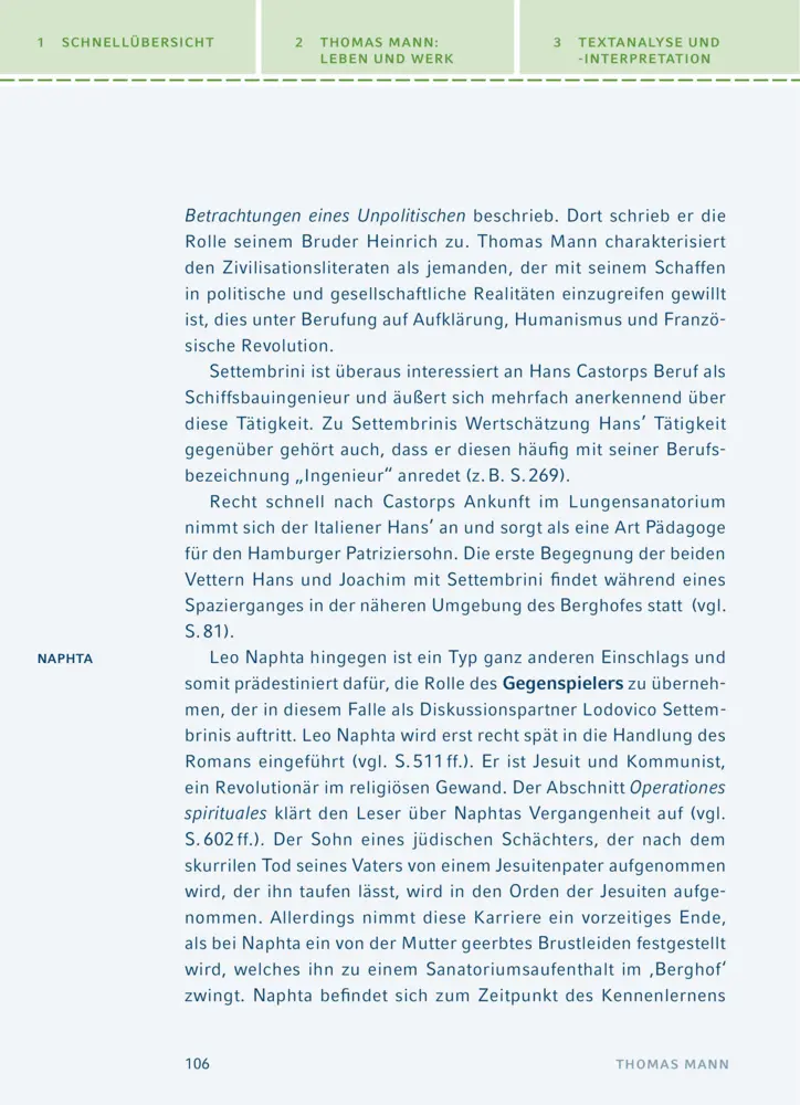 Bild: 9783804419421 | Der Zauberberg von Thomas Mann - Textanalyse und Interpretation | Mann