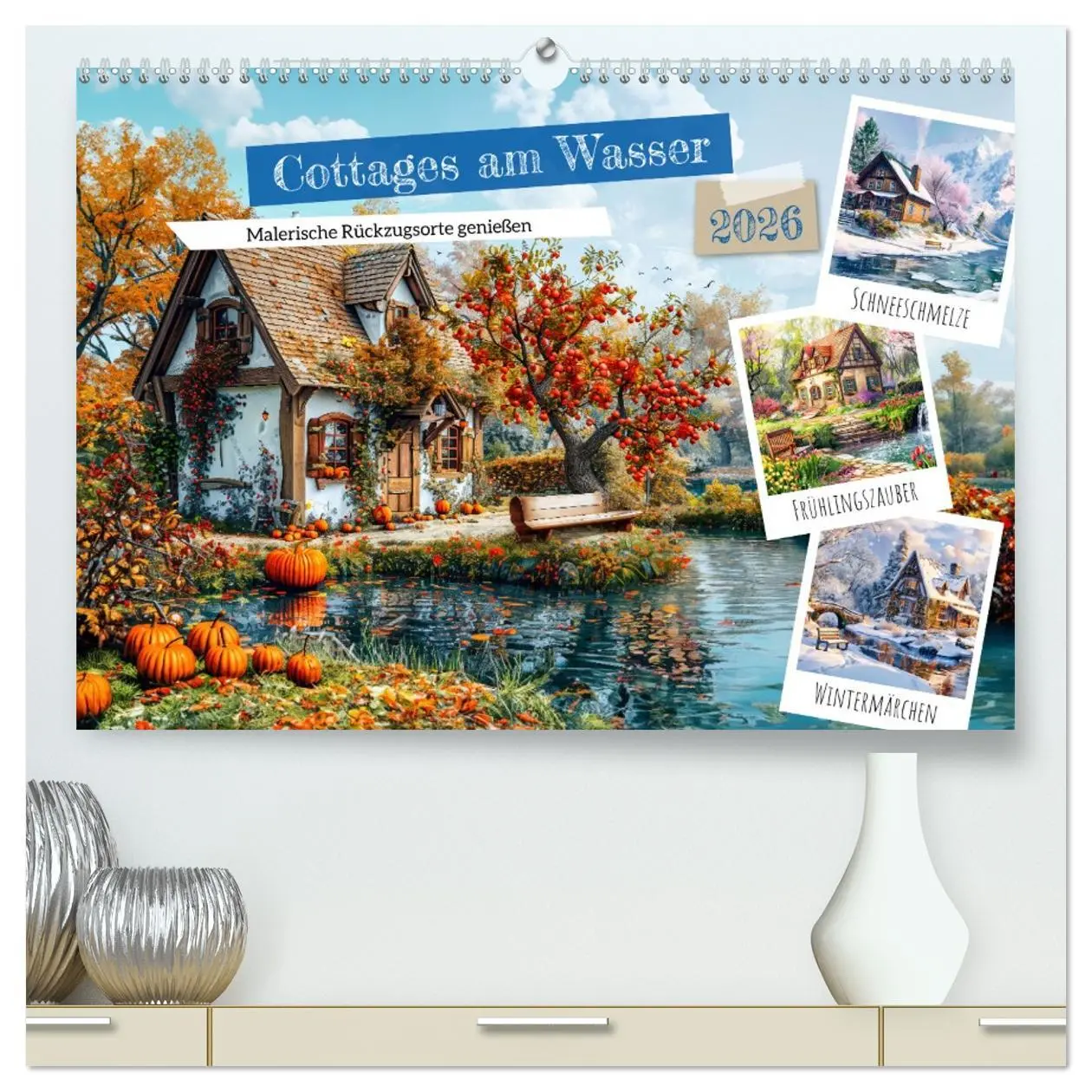 Cover: 9783457399521 | Cottages am Wasser - Malerische Rückzugsorte genießen (hochwertiger...