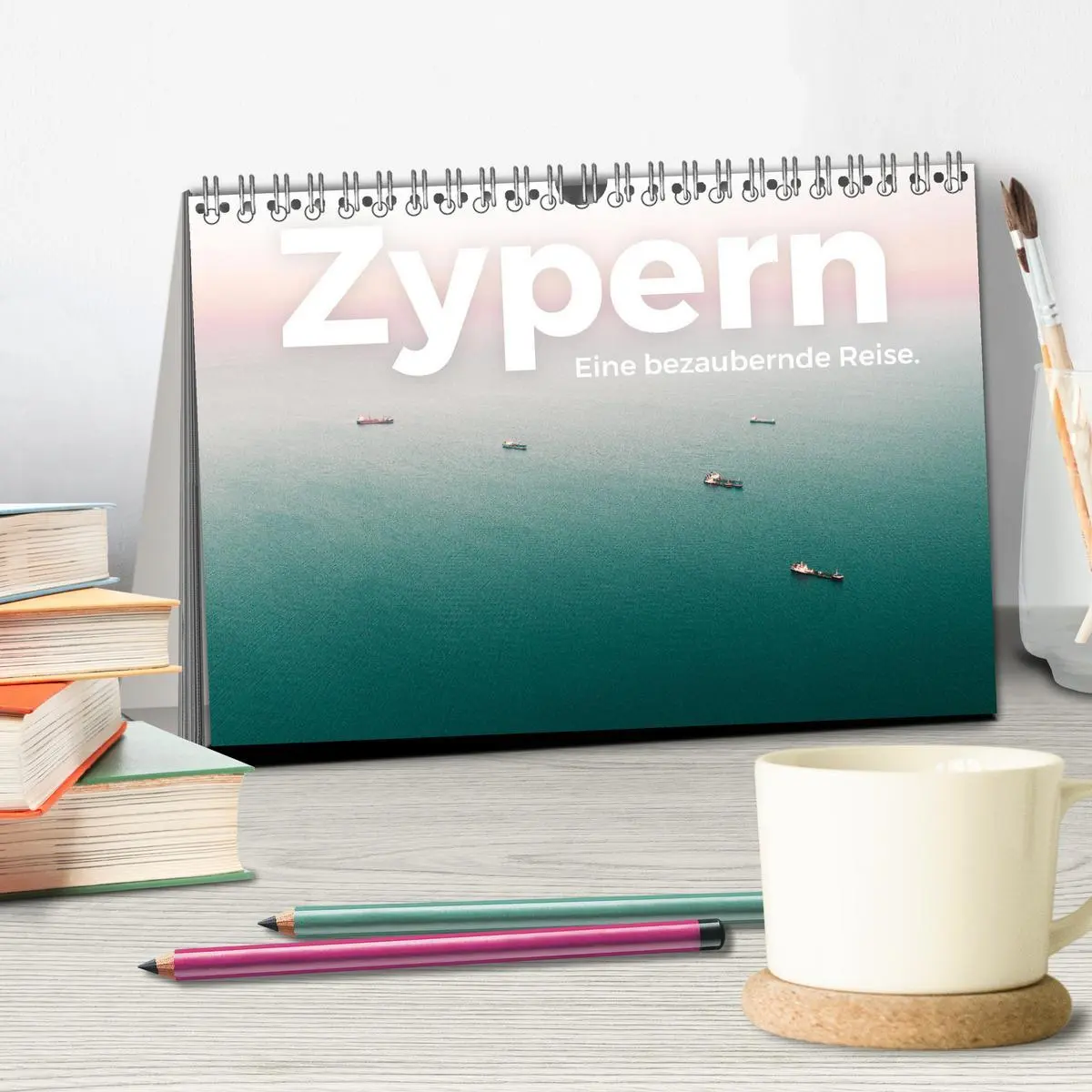 Bild: 9783457609521 | Zypern - Eine bezaubernde Reise. (Tischkalender 2026 DIN A5 quer),...