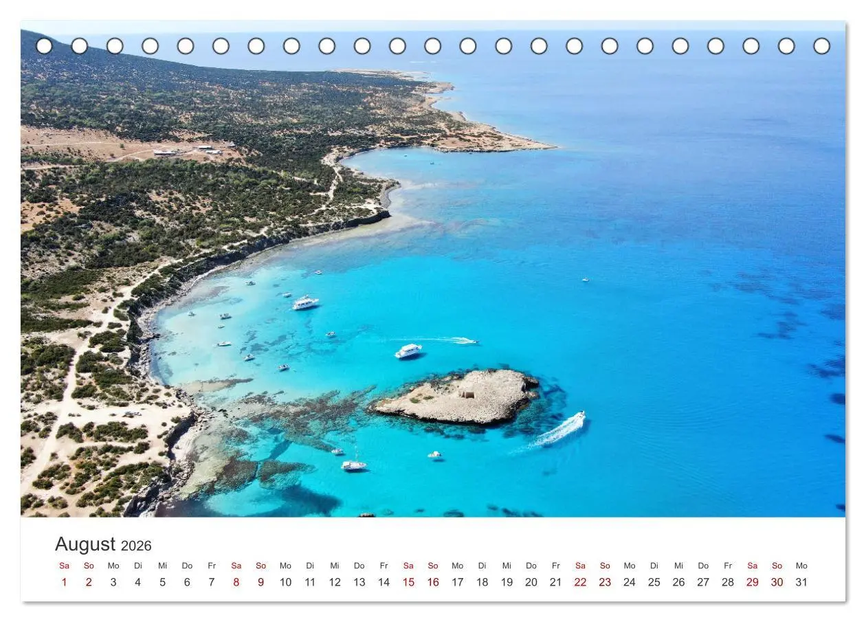 Bild: 9783457609521 | Zypern - Eine bezaubernde Reise. (Tischkalender 2026 DIN A5 quer),...