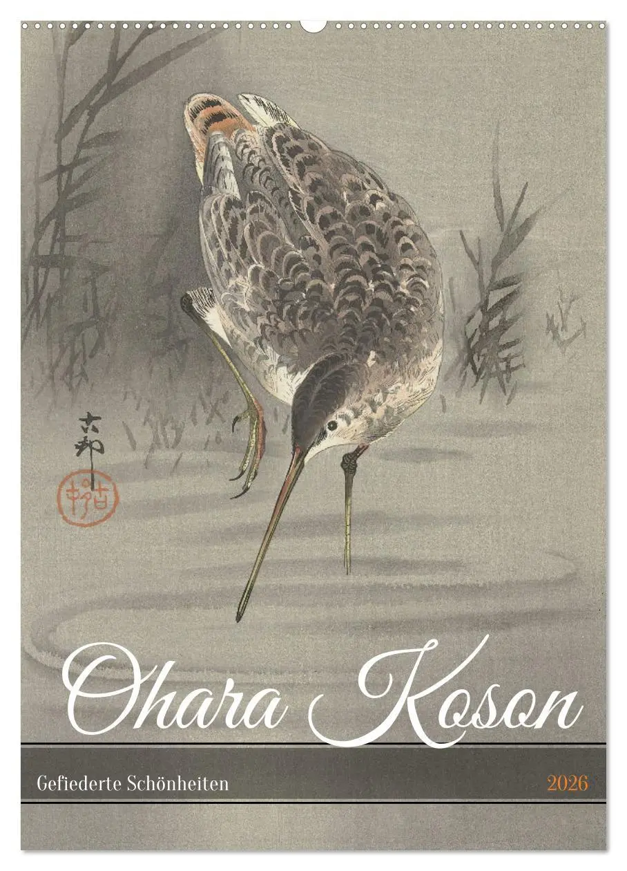 Cover: 9783516249521 | Ohara Koson - Gefiederte Schönheiten (Wandkalender 2026 DIN A2...