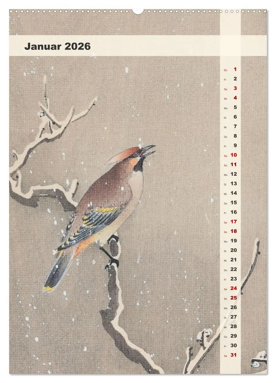 Bild: 9783516249521 | Ohara Koson - Gefiederte Schönheiten (Wandkalender 2026 DIN A2...