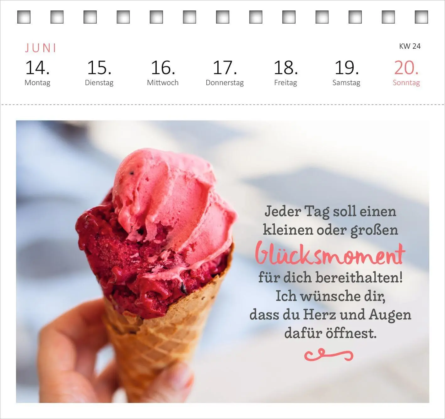 Bild: 4014489139621 | Postkartenkalender Ich wünsch dir was 2027 | Kalender | 108 S. | 2027