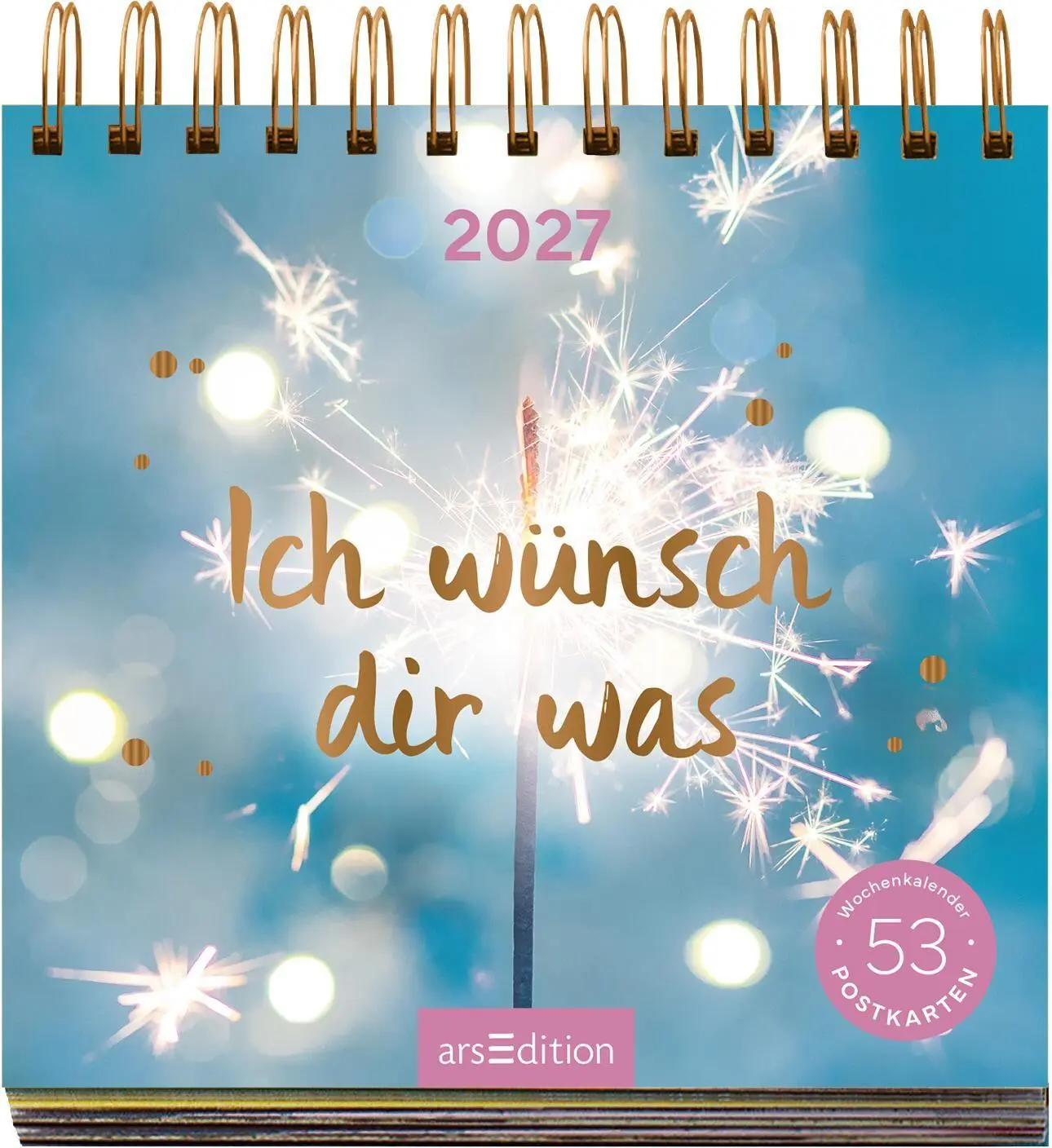 Bild: 4014489139621 | Postkartenkalender Ich wünsch dir was 2027 | Kalender | 108 S. | 2027
