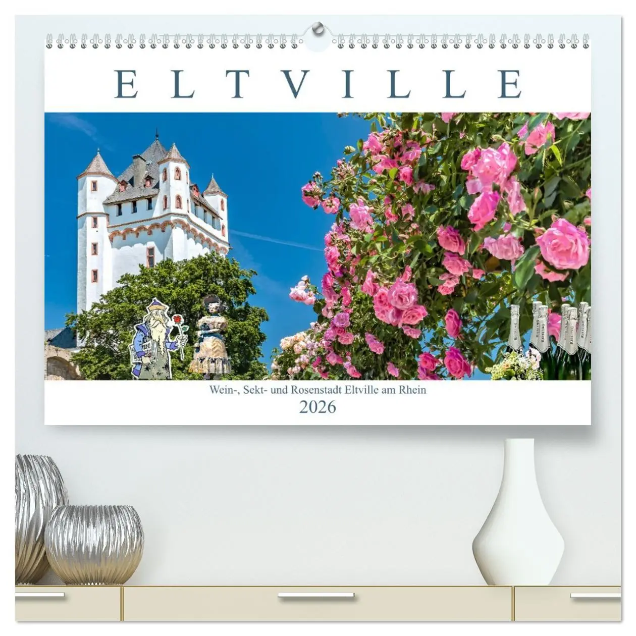 Cover: 9783457769621 | Eltville am Rhein - Wein, Sekt, Rosen (hochwertiger Premium...