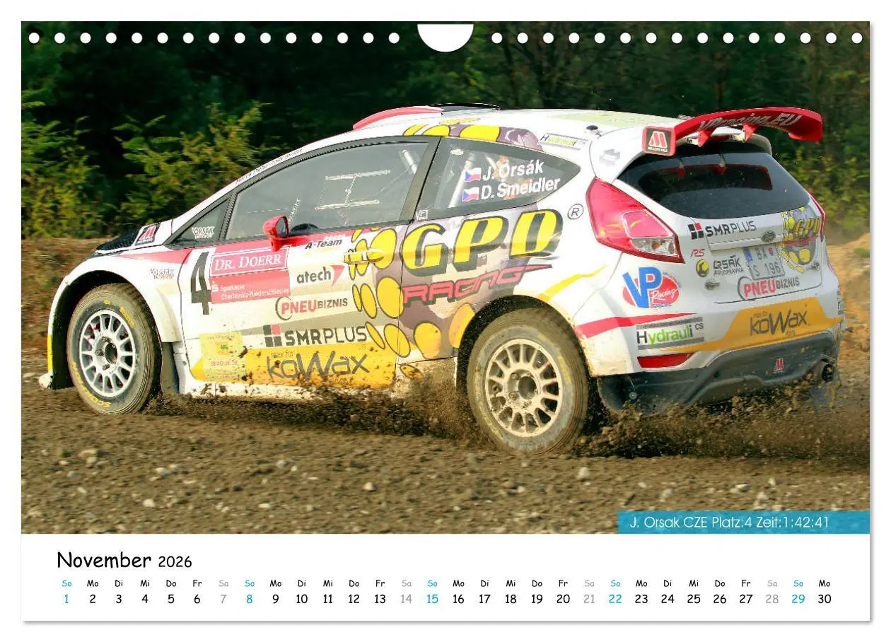 Bild: 9783457839621 | Lausitz-Rallye Kalender (Wandkalender 2026 DIN A4 quer), CALVENDO...