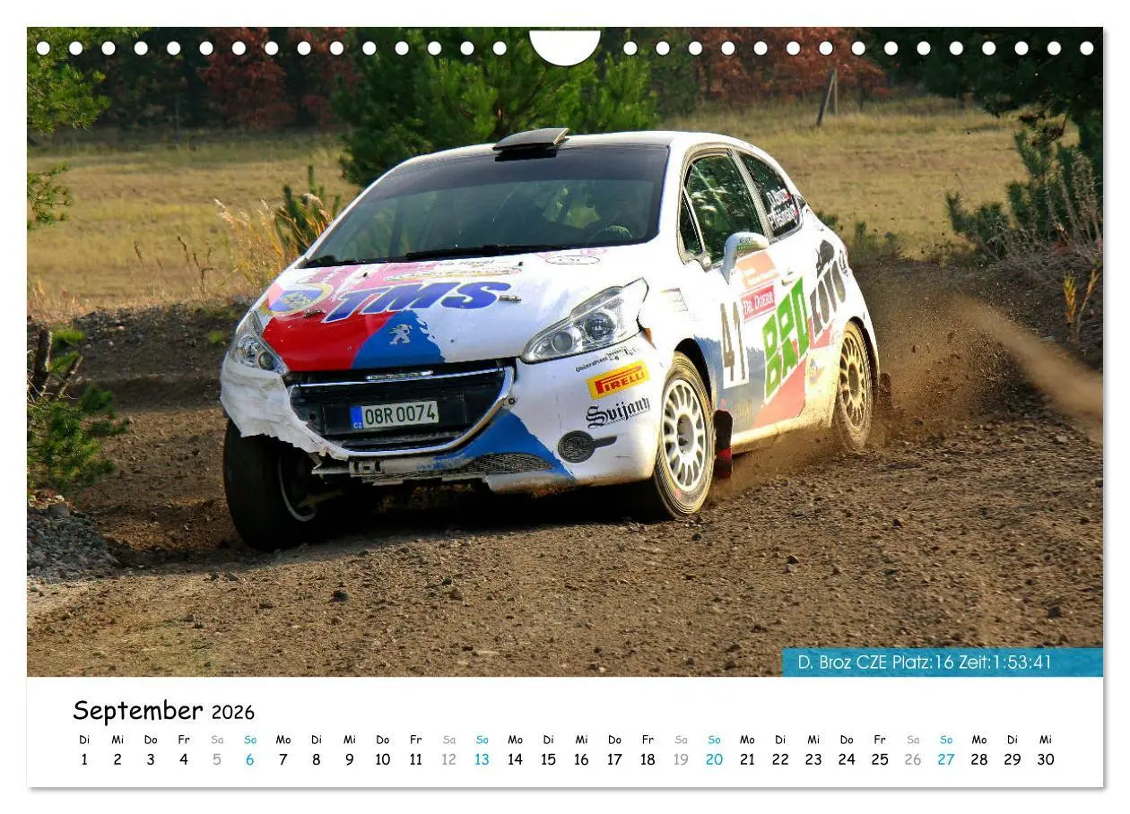 Bild: 9783457839621 | Lausitz-Rallye Kalender (Wandkalender 2026 DIN A4 quer), CALVENDO...