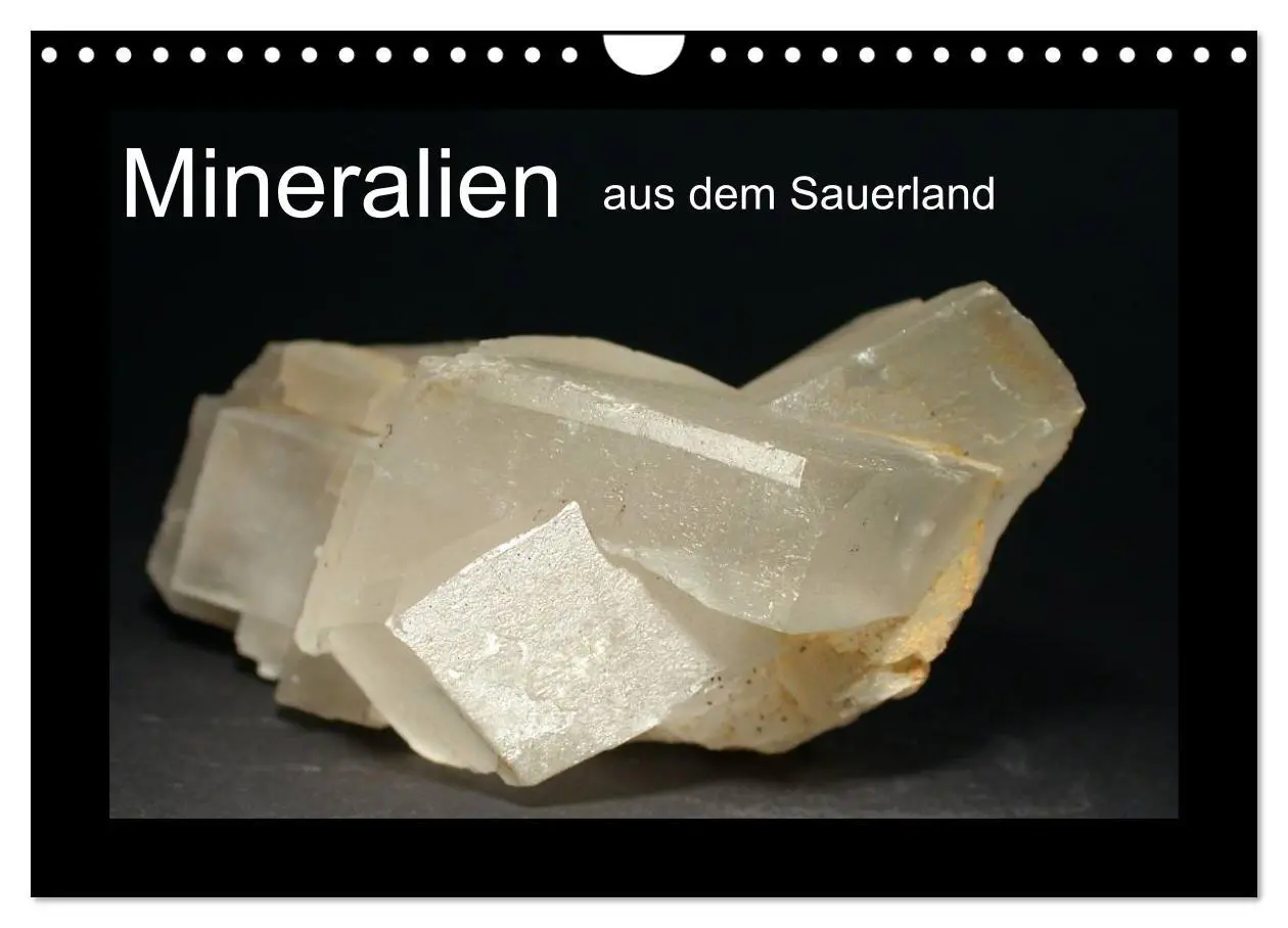 Cover: 9783516169621 | Mineralien aus dem Sauerland (Wandkalender 2026 DIN A4 quer),...