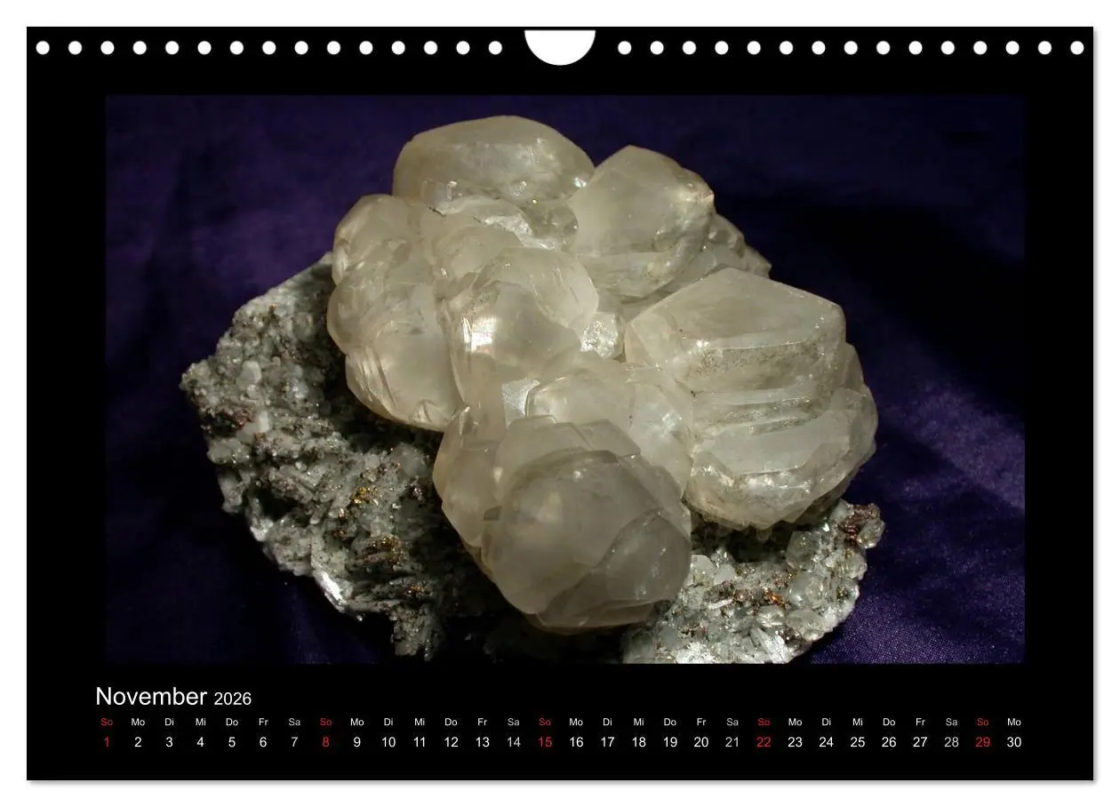 Bild: 9783516169621 | Mineralien aus dem Sauerland (Wandkalender 2026 DIN A4 quer),...