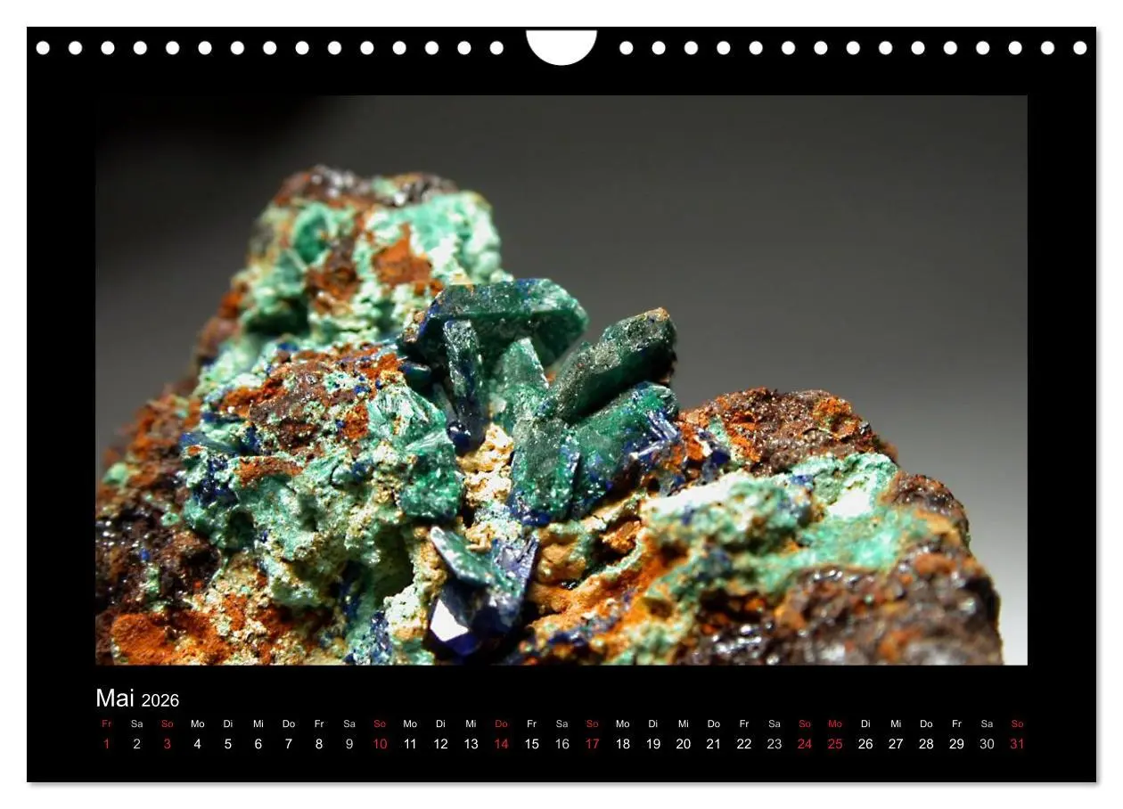 Bild: 9783516169621 | Mineralien aus dem Sauerland (Wandkalender 2026 DIN A4 quer),...