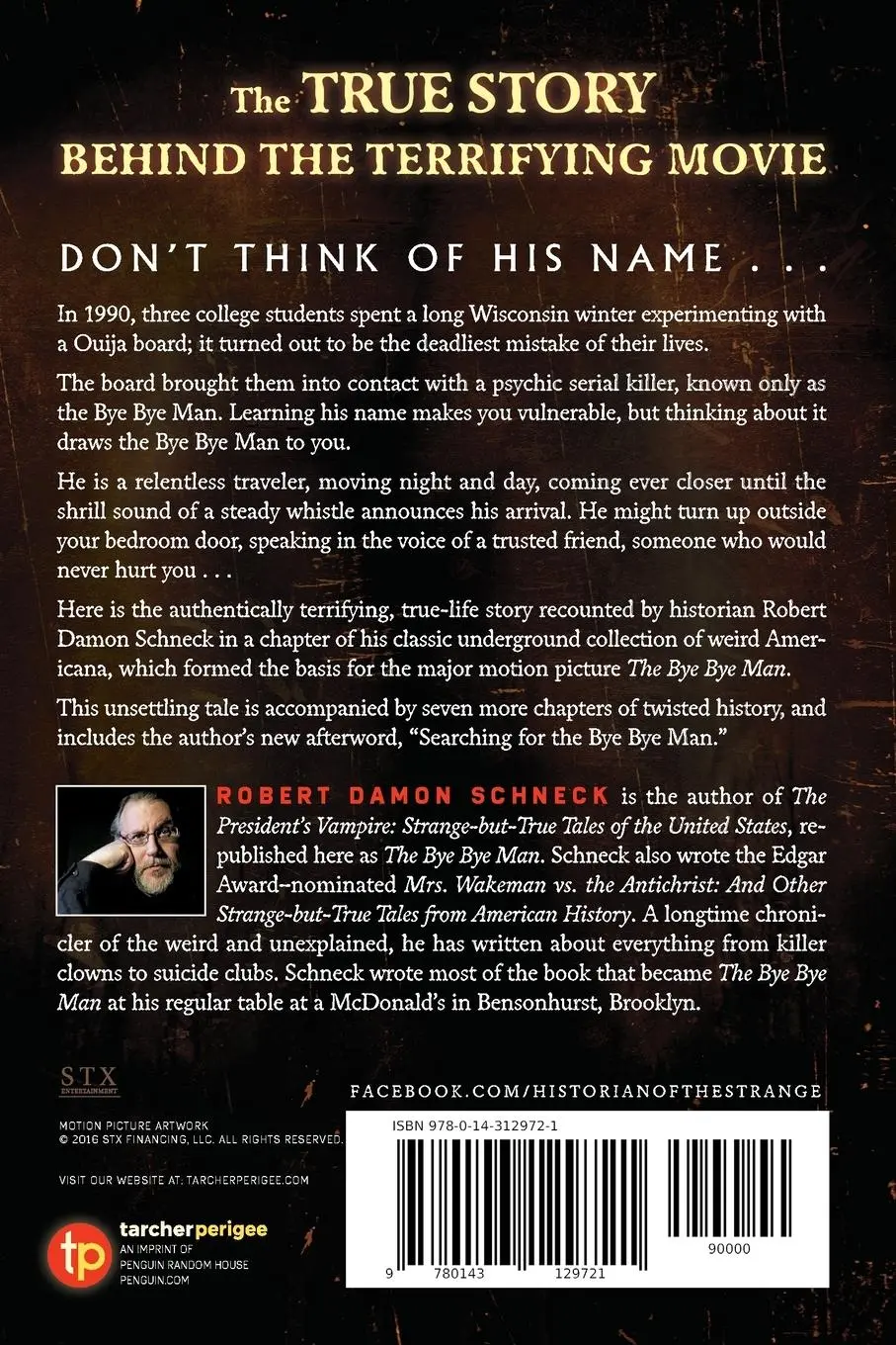 Rückseite: 9780143129721 | The Bye Bye Man | And Other Strange-but-True Tales | Schneck | Buch