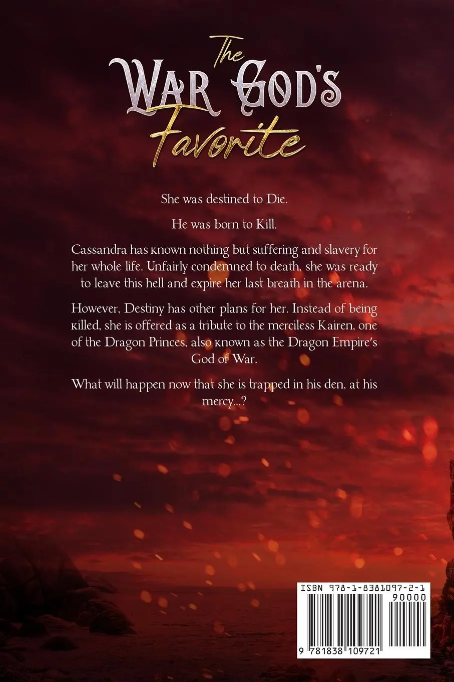 Rückseite: 9781838109721 | The War God's Favorite | Jenny Fox | Taschenbuch | Englisch | 2021
