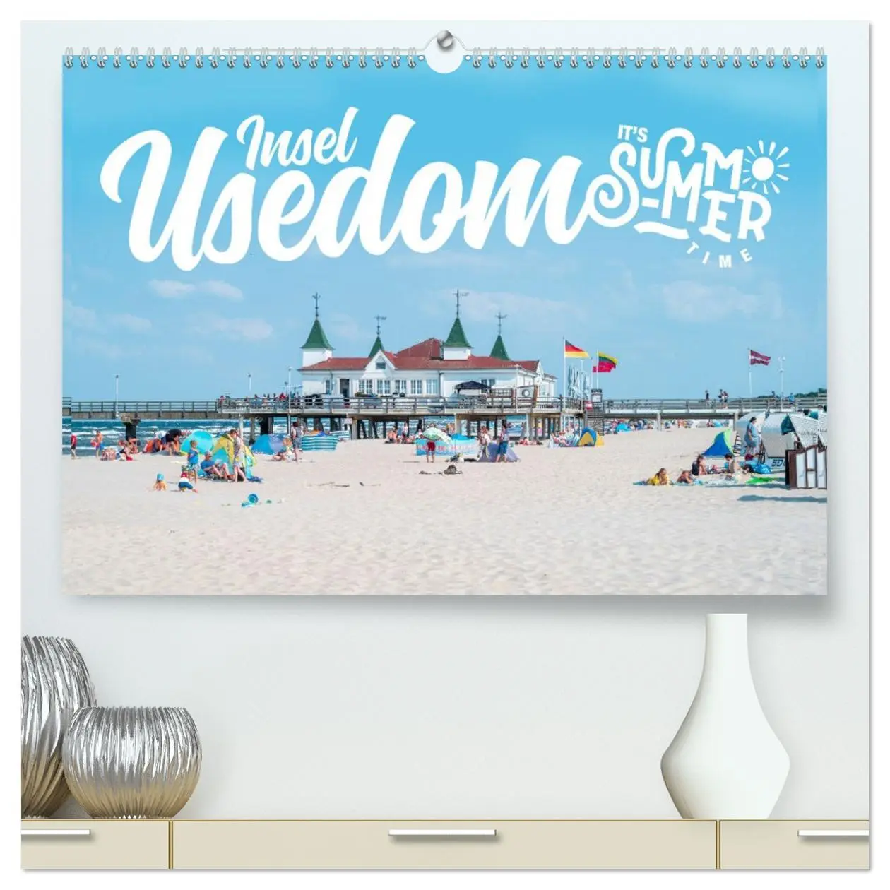 Cover: 9783457449721 | Insel Usedom - It's Summer Time (hochwertiger Premium Wandkalender...