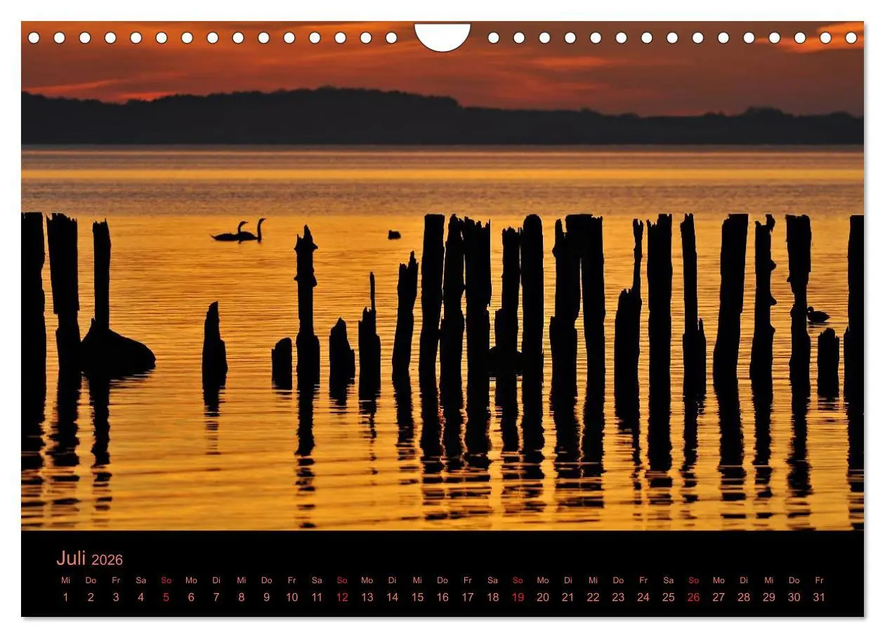 Bild: 9783516229721 | Sonnenuntergang (Wandkalender 2026 DIN A4 quer), CALVENDO...