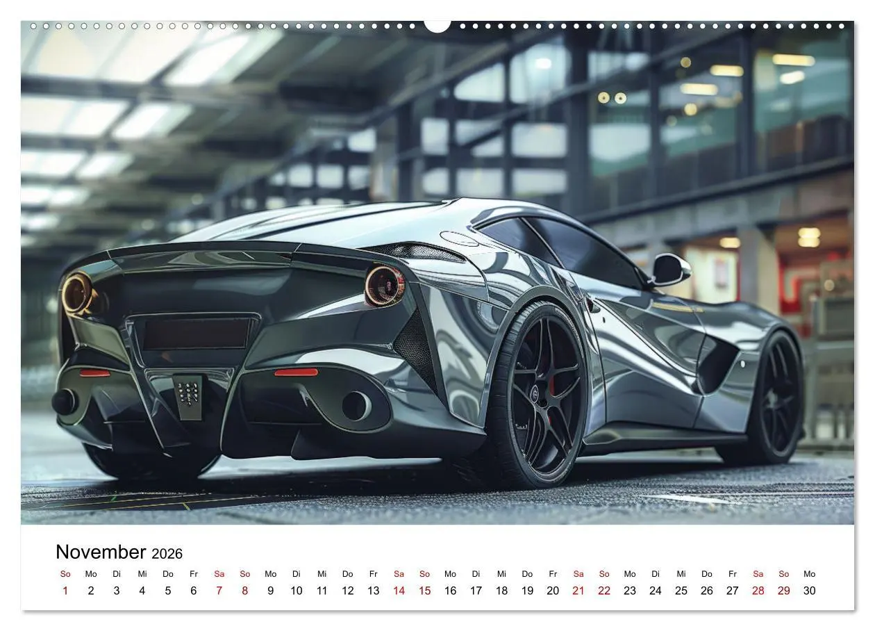 Bild: 9783457439821 | Schnelle Sportwagen (Wandkalender 2026 DIN A2 quer), CALVENDO...