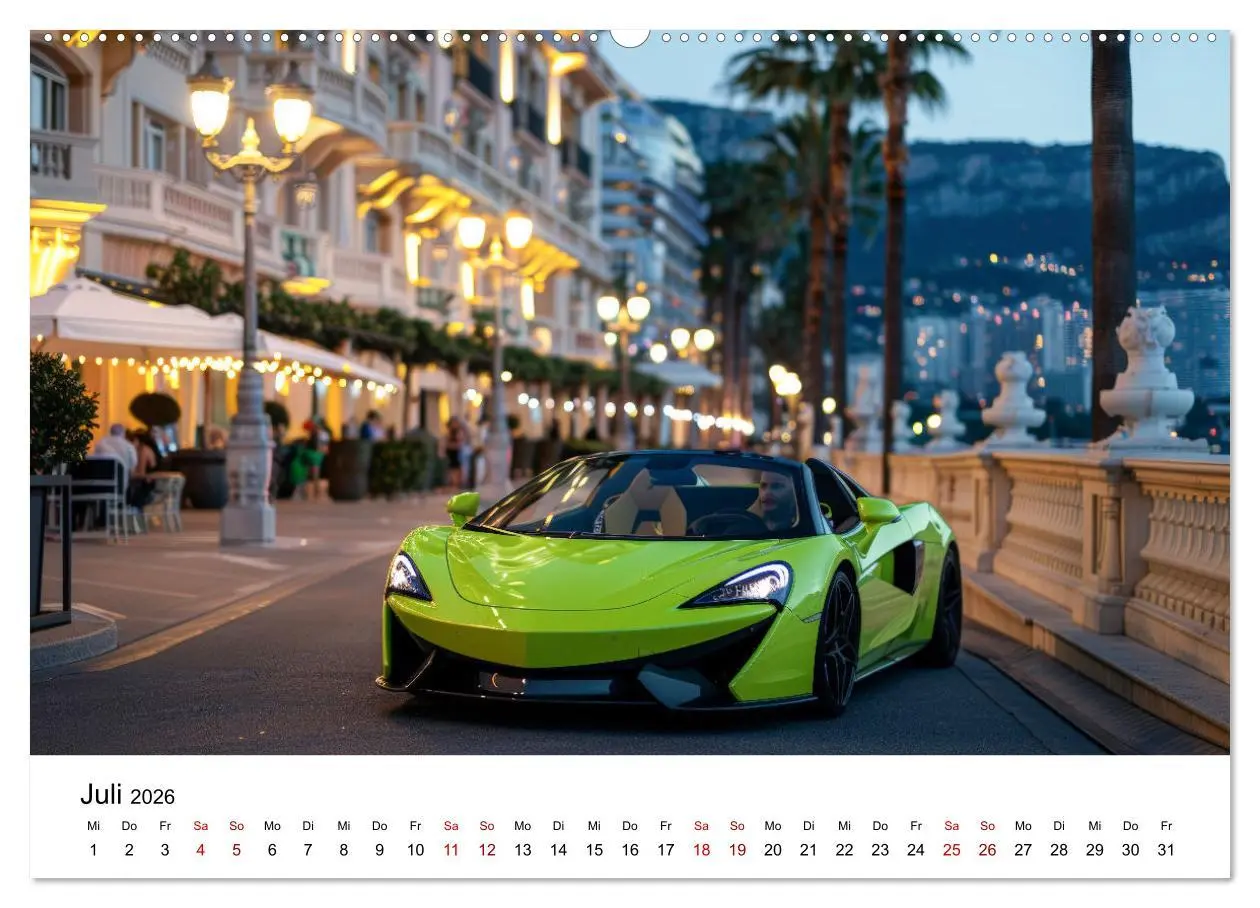 Bild: 9783457439821 | Schnelle Sportwagen (Wandkalender 2026 DIN A2 quer), CALVENDO...