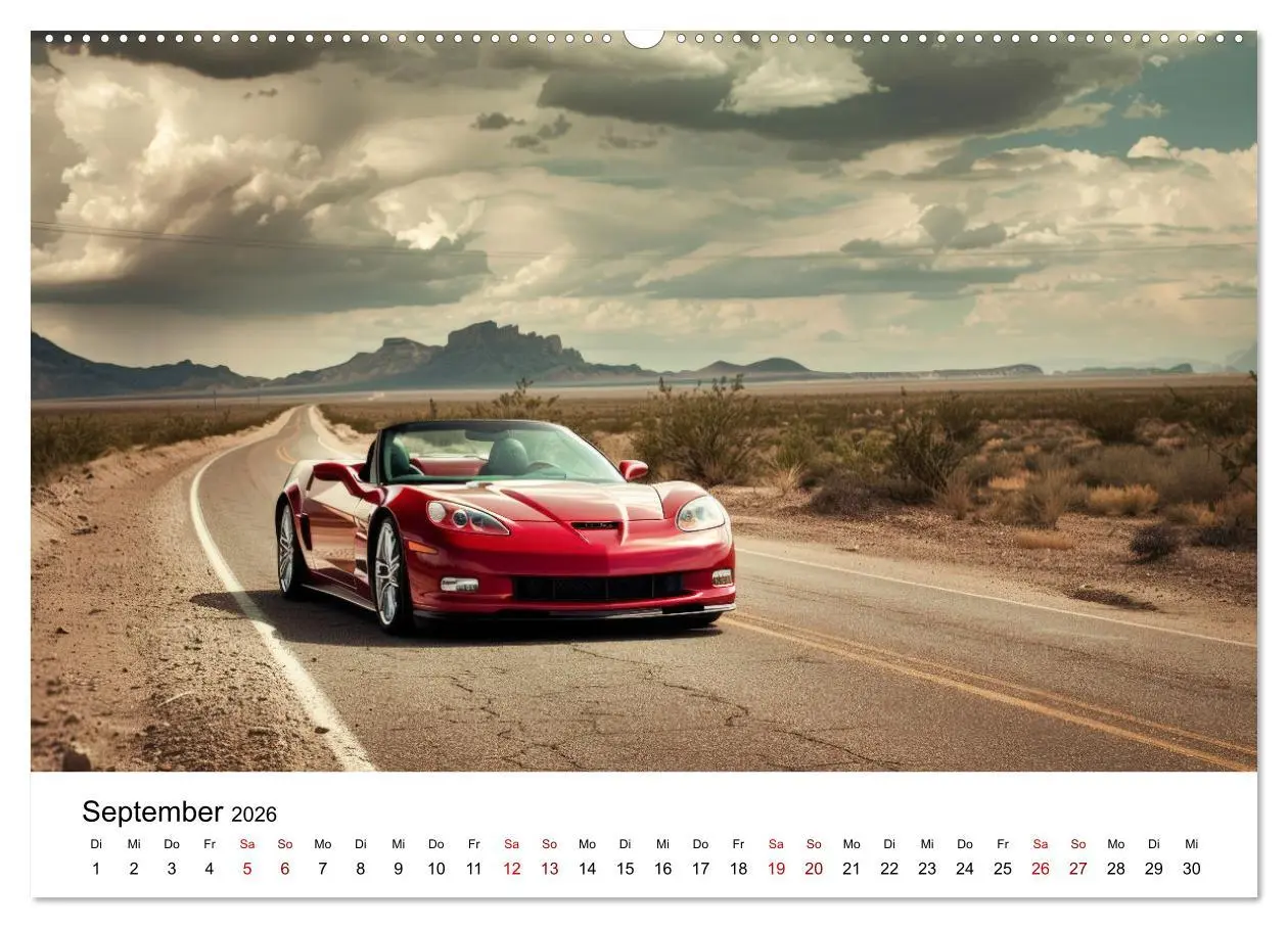 Bild: 9783457439821 | Schnelle Sportwagen (Wandkalender 2026 DIN A2 quer), CALVENDO...