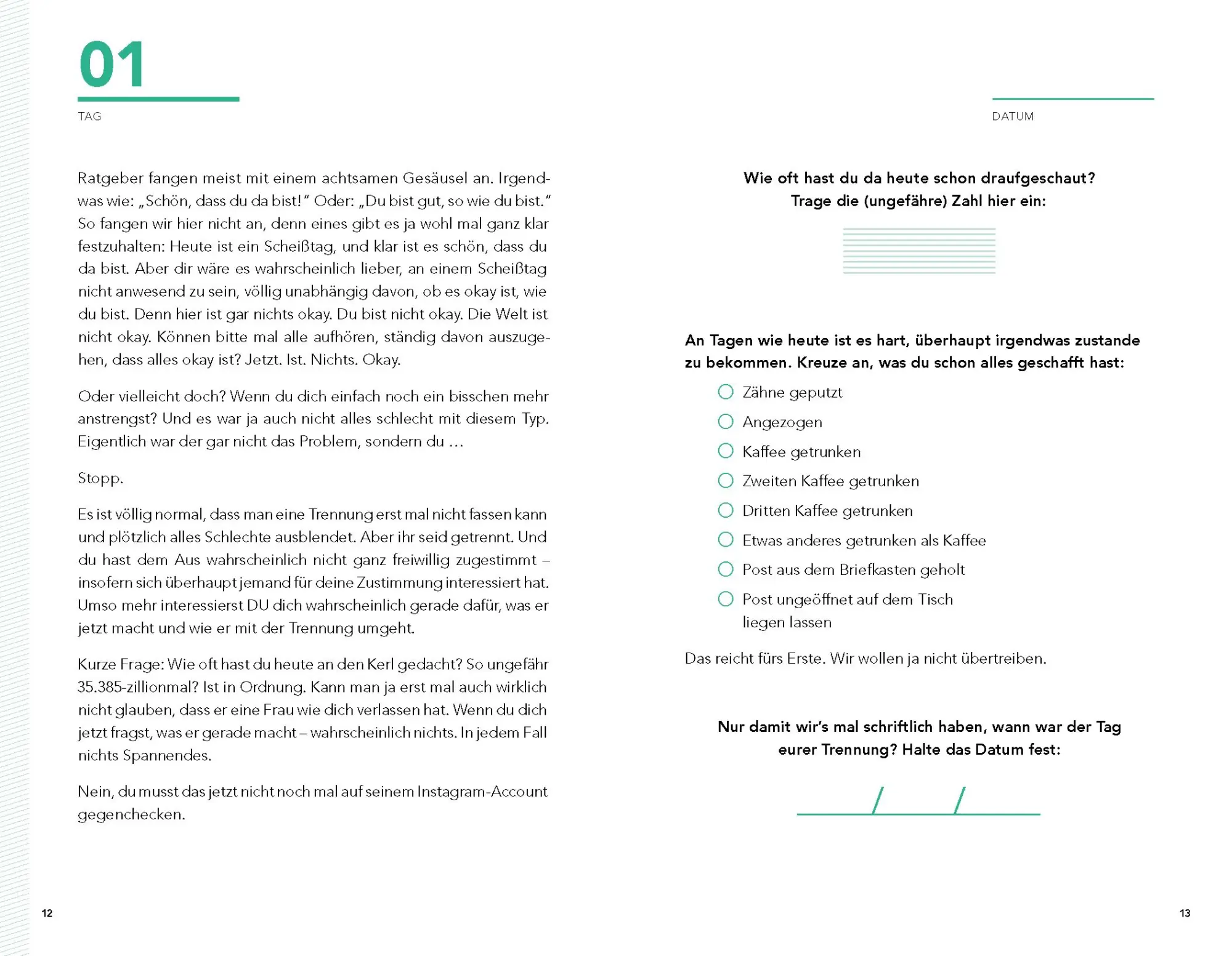 Bild: 9783832199821 | Liebeskummer bewältigen in 99 Tagen | Michèle Loetzner | Buch | 256 S.