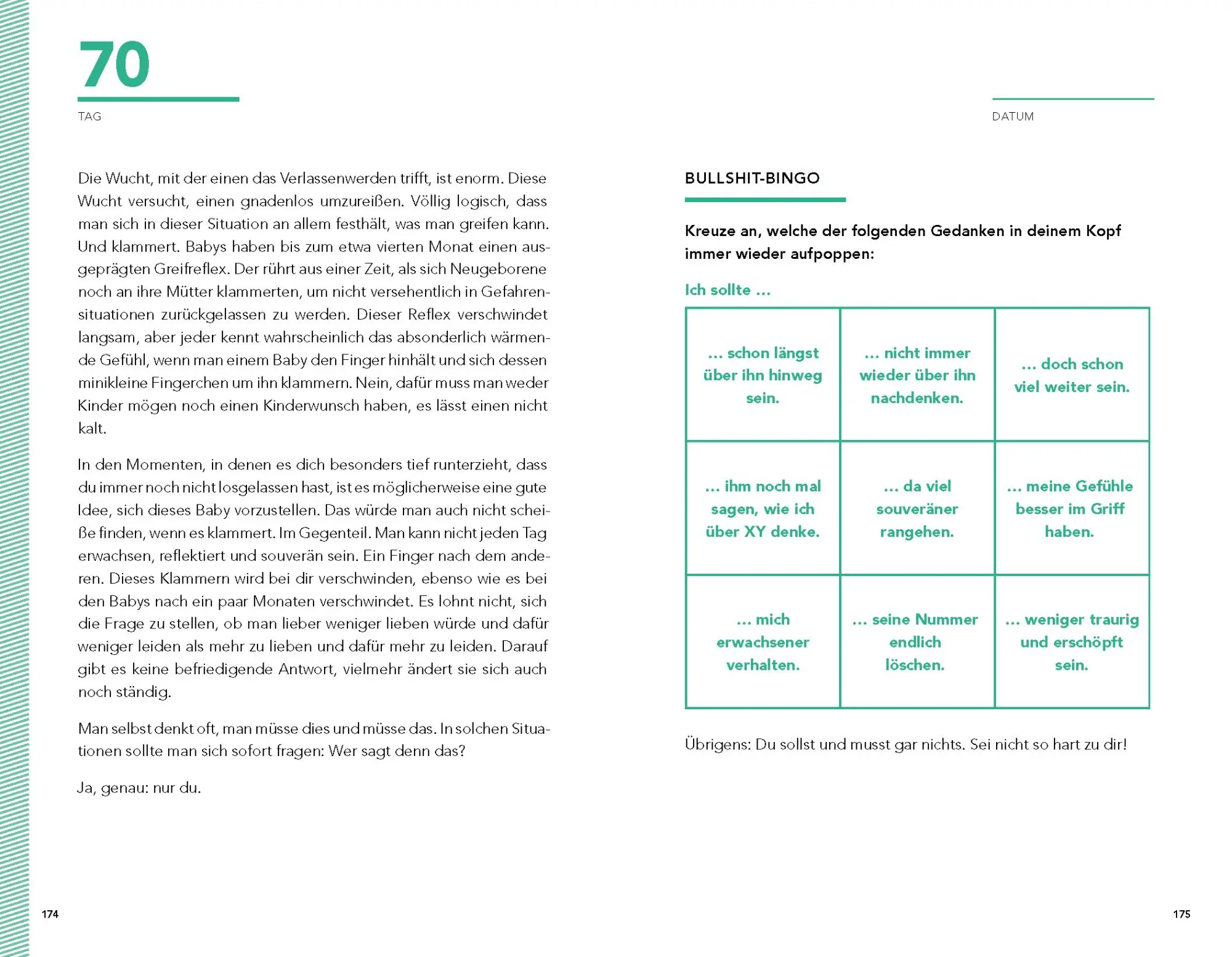 Bild: 9783832199821 | Liebeskummer bewältigen in 99 Tagen | Michèle Loetzner | Buch | 256 S.