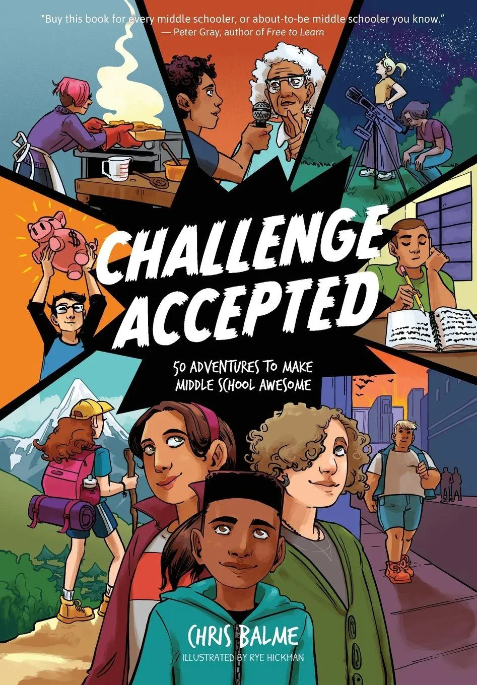 Cover: 9798986069821 | Challenge Accepted | 50 Adventures to Make Middle School Awesome