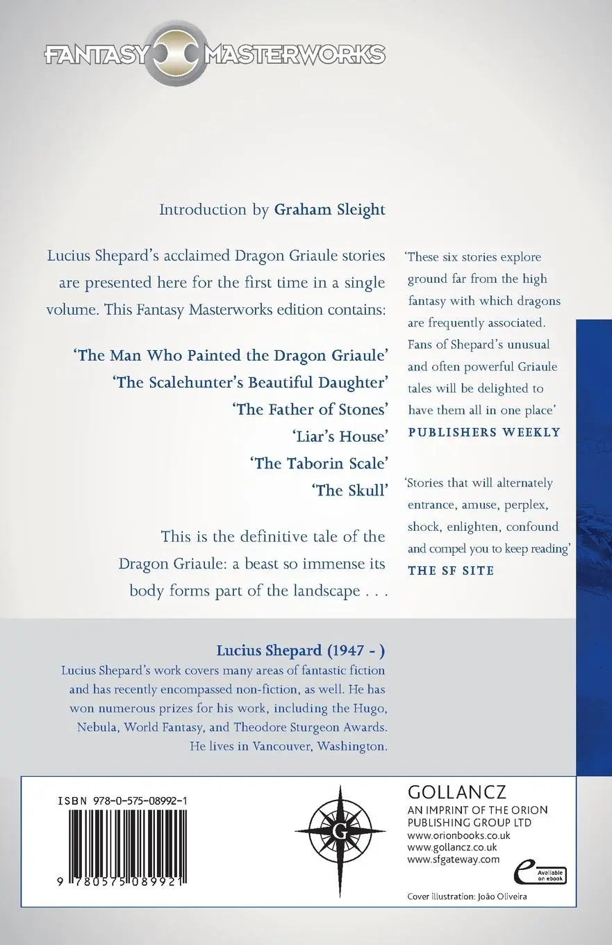 Rückseite: 9780575089921 | The Dragon Griaule | Lucius Shepard | Taschenbuch | Englisch | 2013