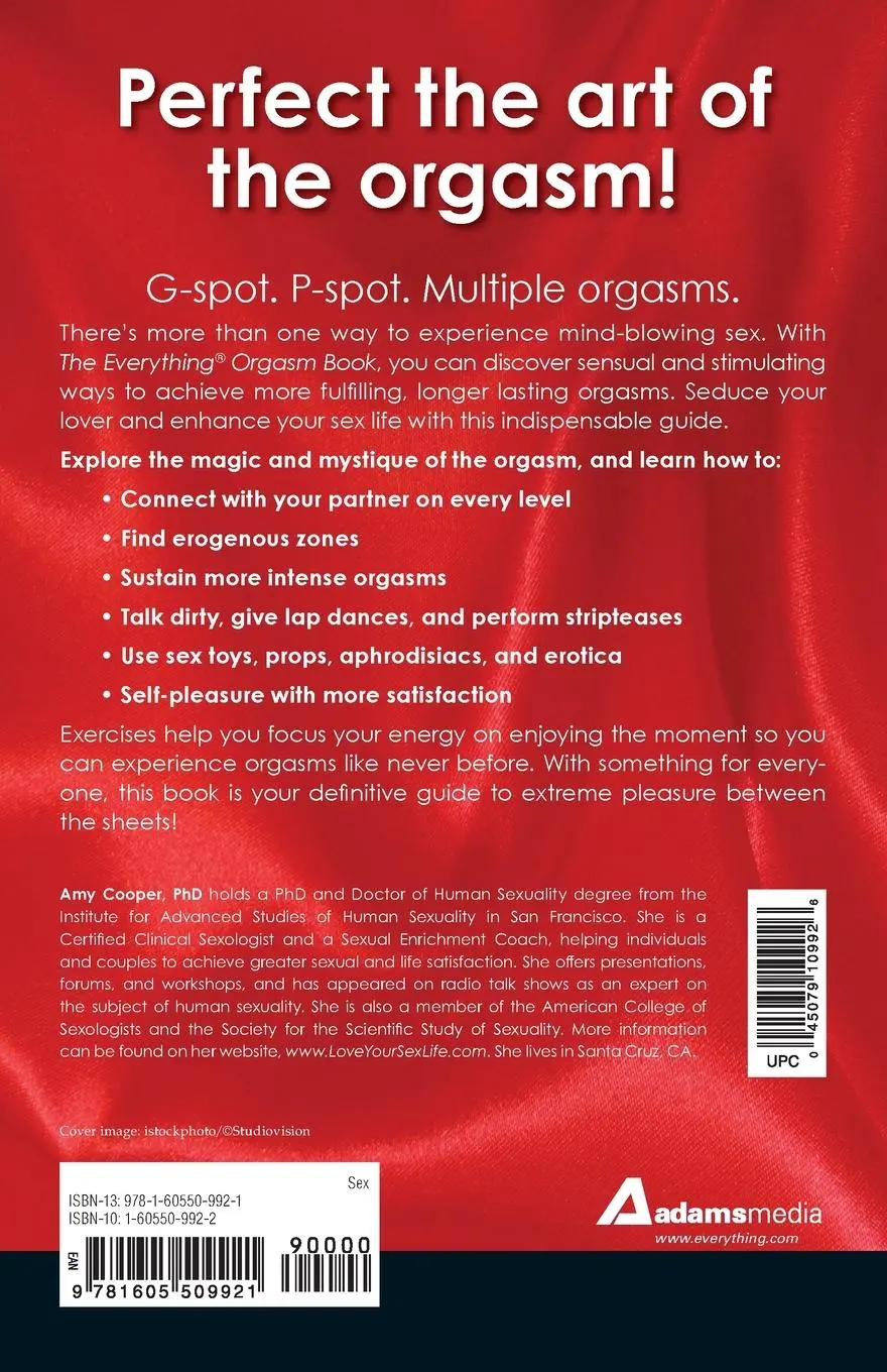 Rückseite: 9781605509921 | The Everything Orgasm Book | Amy Cooper | Taschenbuch | Englisch
