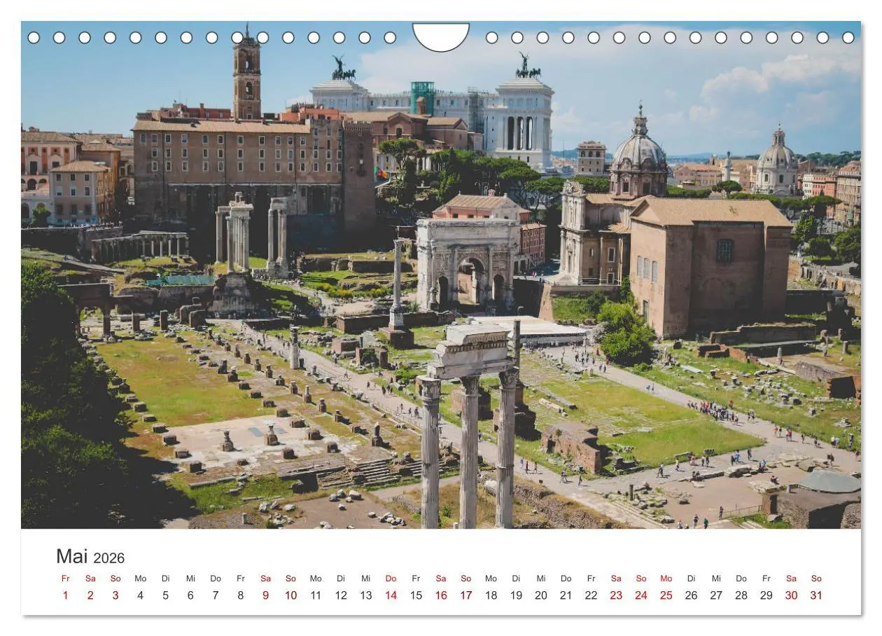 Bild: 9783457599921 | Rom - Die wunderschöne Hauptstadt Italiens. (Wandkalender 2026 DIN...