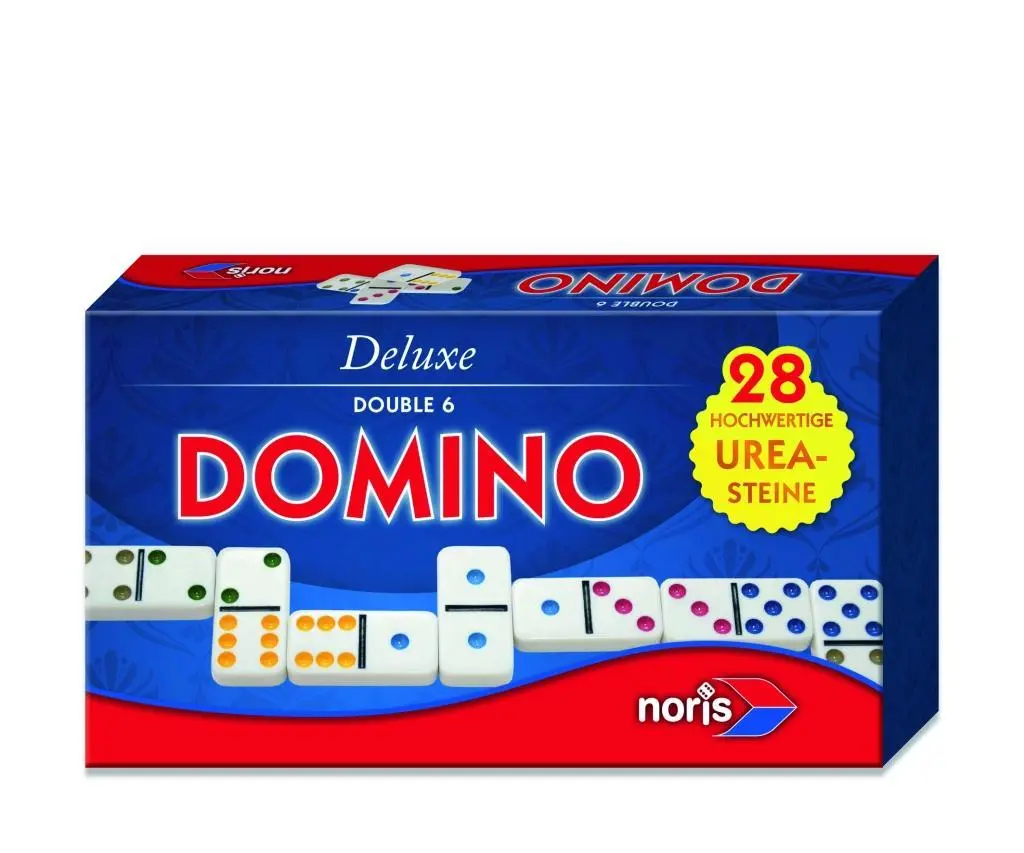 Bild: 4000826080022 | Deluxe Doppel 6 Domino | 2-4 Spieler | Spiel | 606108002 | Deutsch