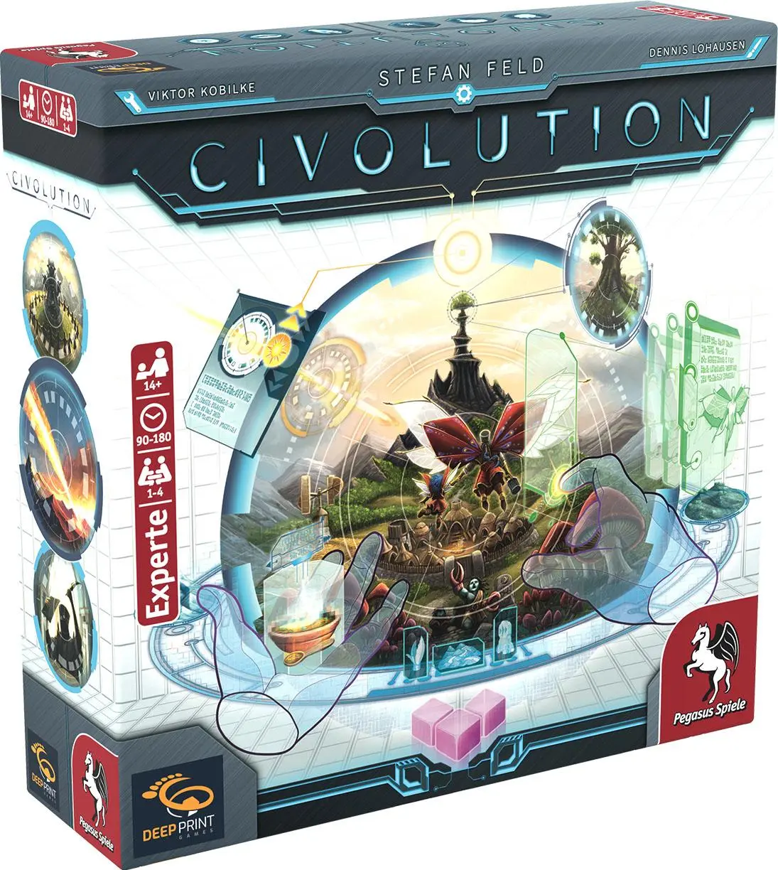 Cover: 4250231740022 | Civolution (Deep Print Games) | Stefan Feld | Spiel | 57822G | Deutsch