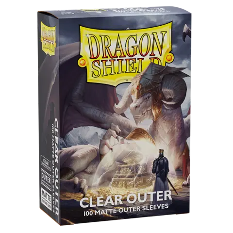 Cover: 5706569130022 | DS100 Outer Sleeves - Matte Clear | Dragon Shield! | EAN 5706569130022
