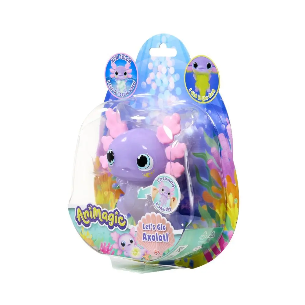 Bild: 8720077340022 | Animagic - Let's Glo Axolotl Pastel Glow in the Dark | Blister Pack