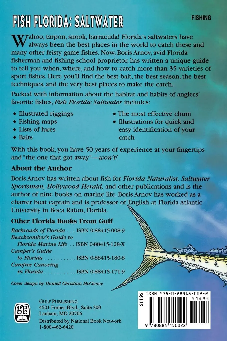 Rückseite: 9780884150022 | Fish Florida Saltwater | Boris Arnov | Taschenbuch | Englisch | 1991