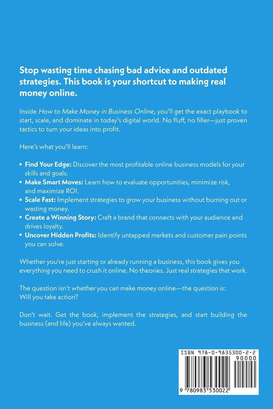 Rückseite: 9780983530022 | How To Make Money In Business Online | S. R. Brown | Taschenbuch
