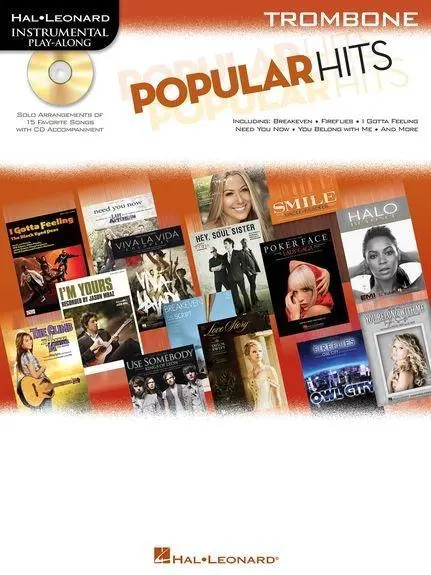 Cover: 9781617740022 | Popular Hits | Instrumental Play-Along for Trombone | Hal Leonard Corp