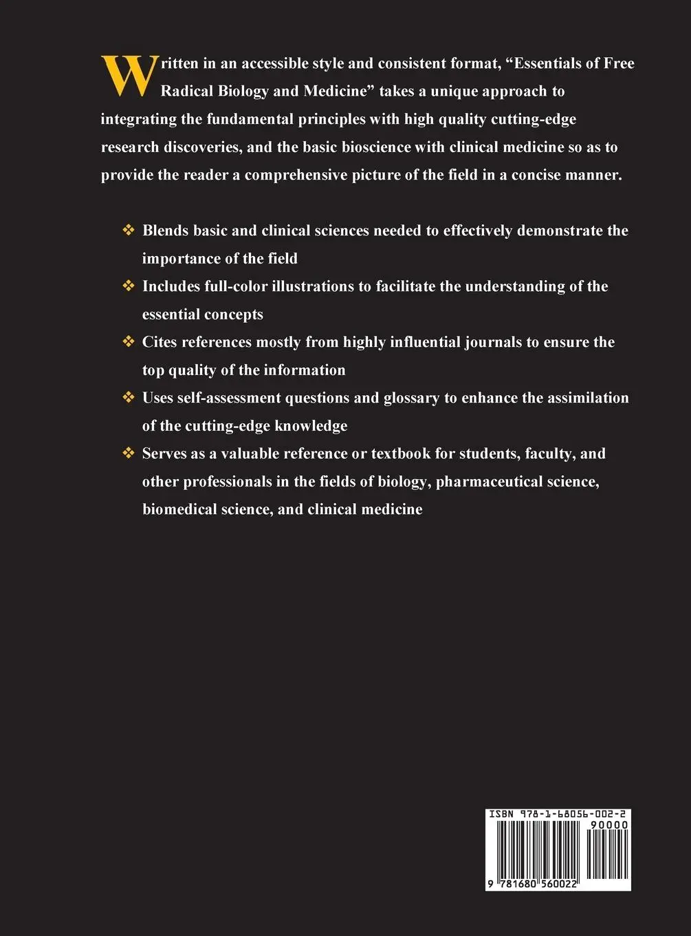 Rückseite: 9781680560022 | Essentials of Free Radical Biology and Medicine | Hopkins (u. a.)
