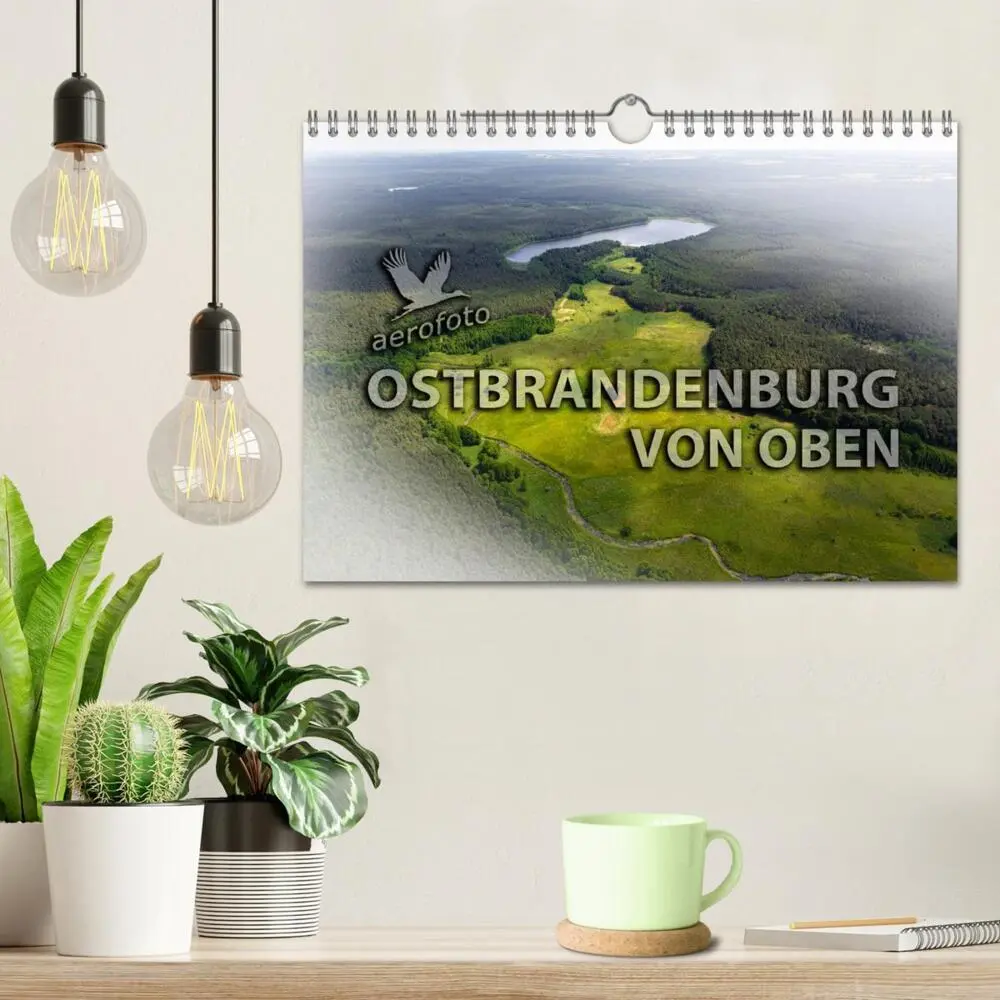 Bild: 9783435140022 | Ostbrandenburg von oben (Wandkalender 2025 DIN A4 quer), CALVENDO...