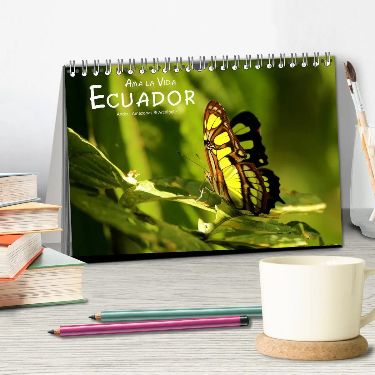 Bild: 9783457920022 | Ama la Vida Ecuador (Tischkalender 2026 DIN A5 quer), CALVENDO...