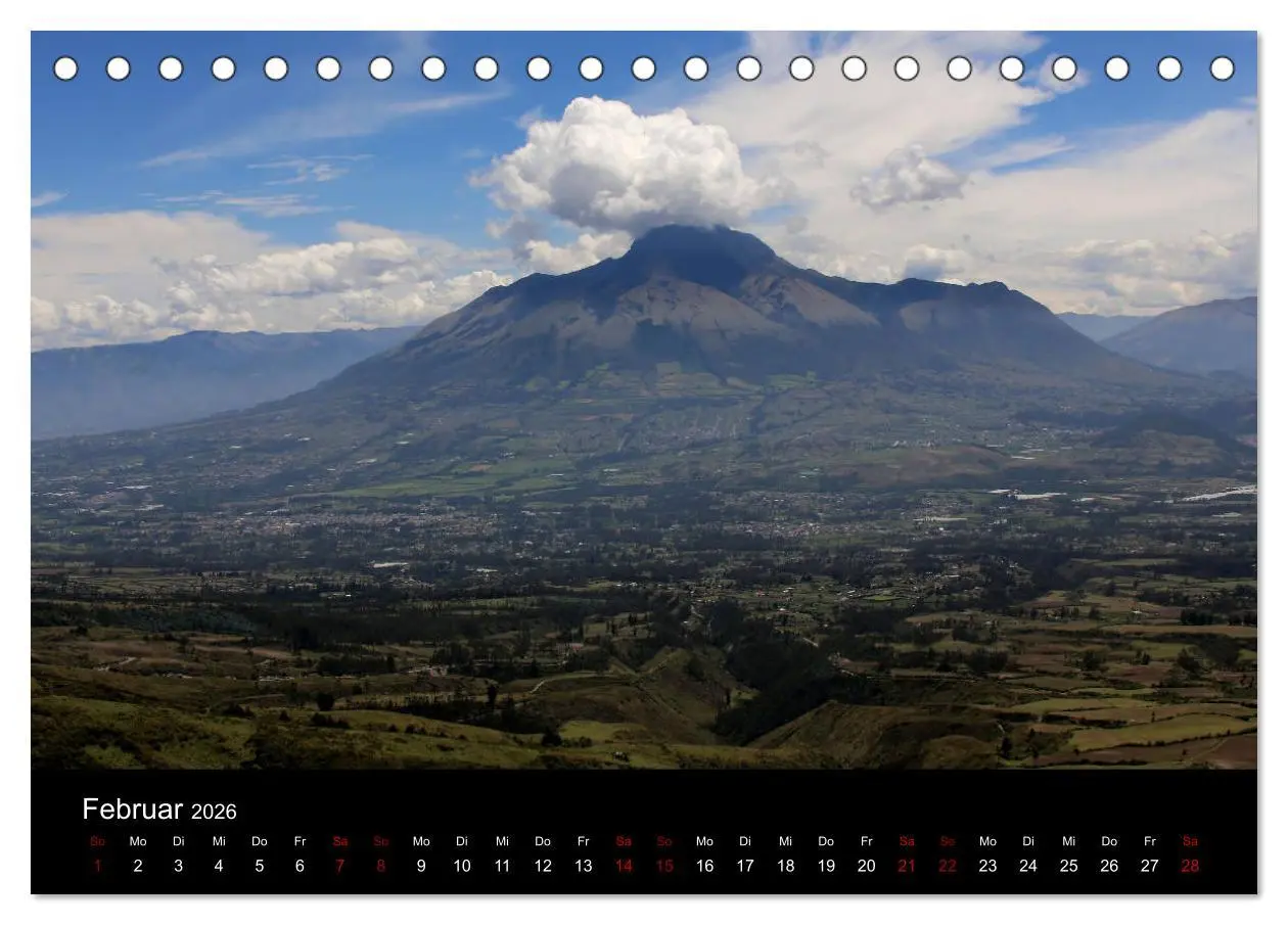 Bild: 9783457920022 | Ama la Vida Ecuador (Tischkalender 2026 DIN A5 quer), CALVENDO...