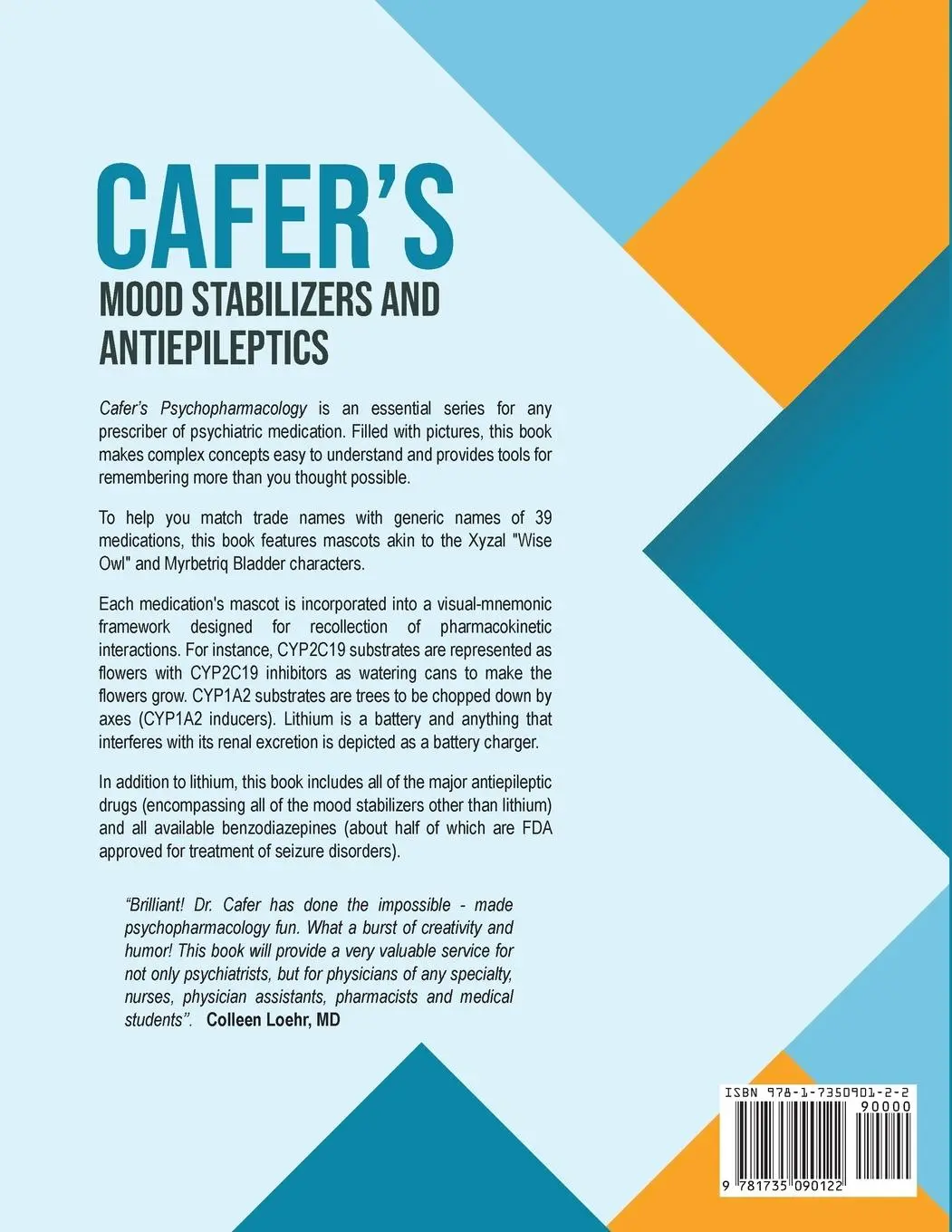 Rückseite: 9781735090122 | Cafer's Mood Stabilizers and Antiepileptics | Jason Cafer | Buch